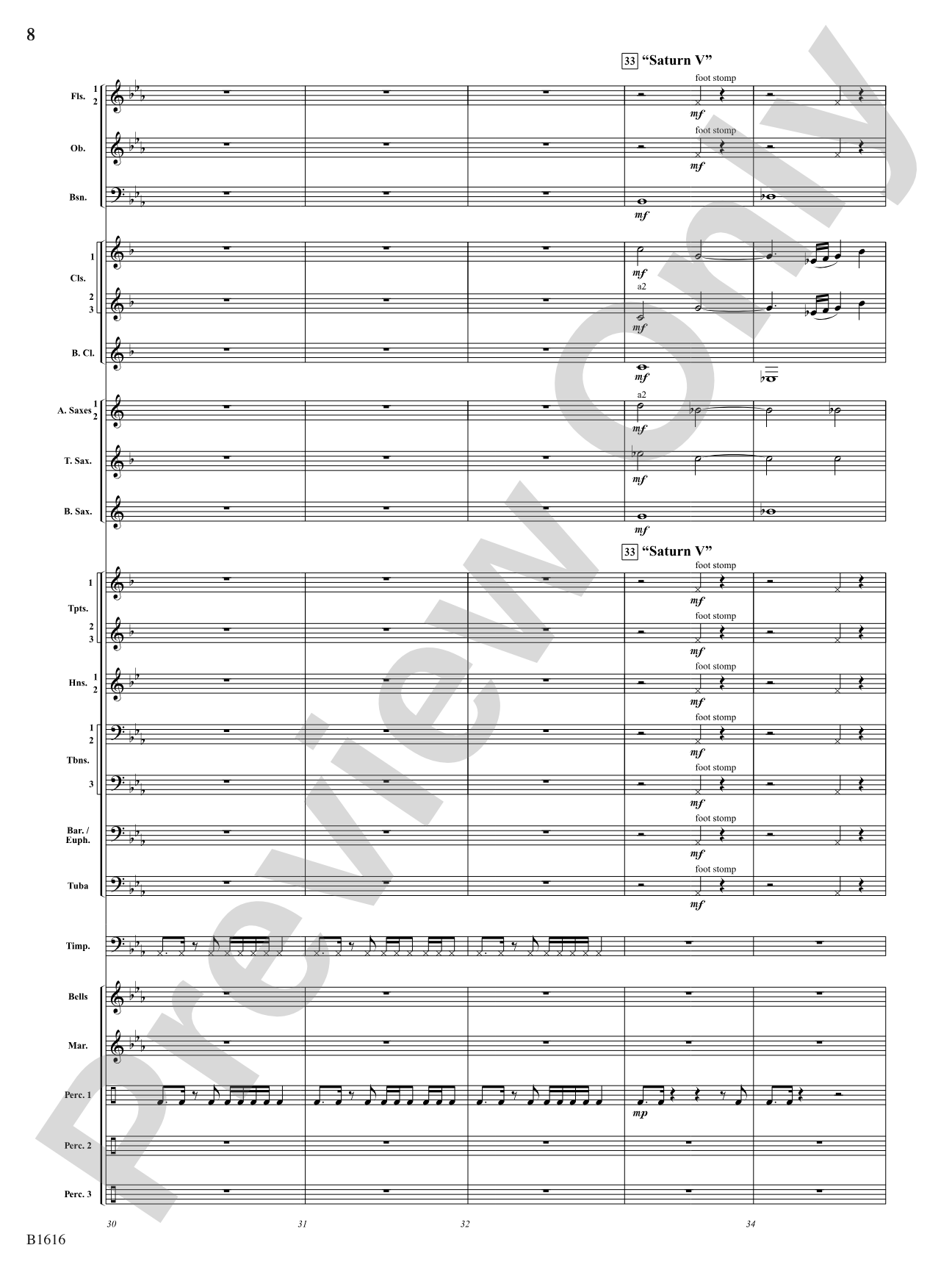 One Giant Leap: Concert Band Conductor Score & Parts