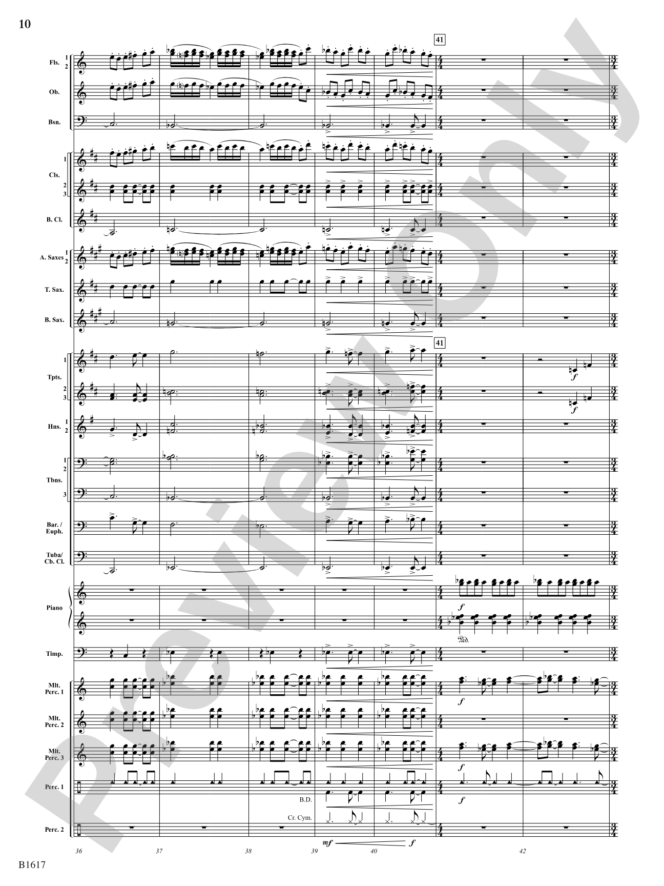 Open Space: Concert Band Conductor Score & Parts