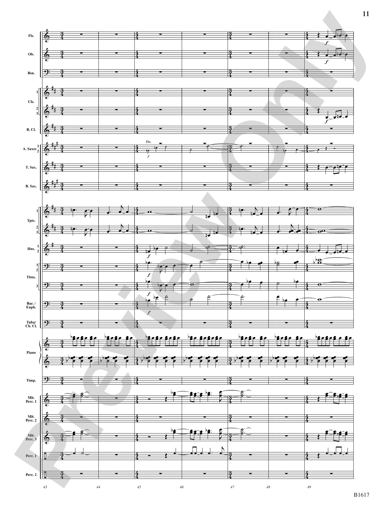 Open Space: Concert Band Conductor Score & Parts