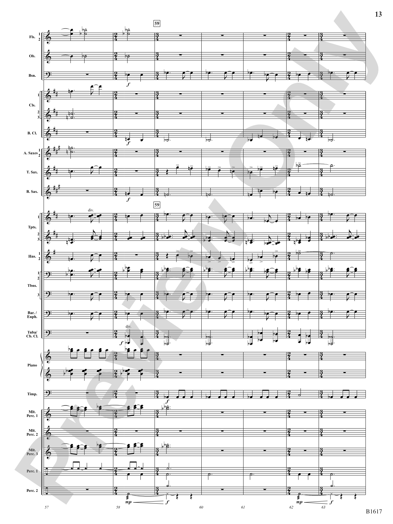 Open Space: Concert Band Conductor Score & Parts