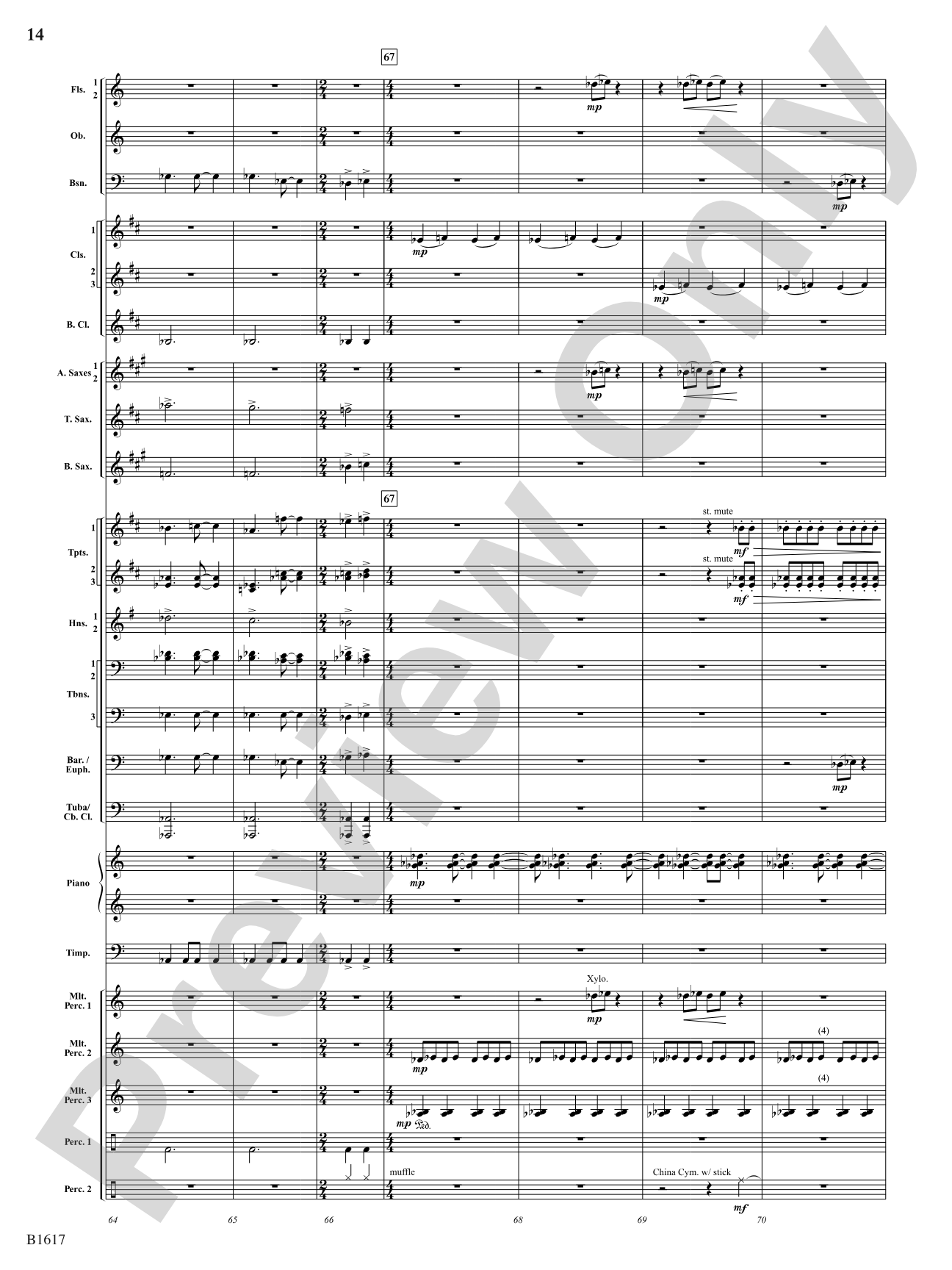 Open Space: Concert Band Conductor Score & Parts