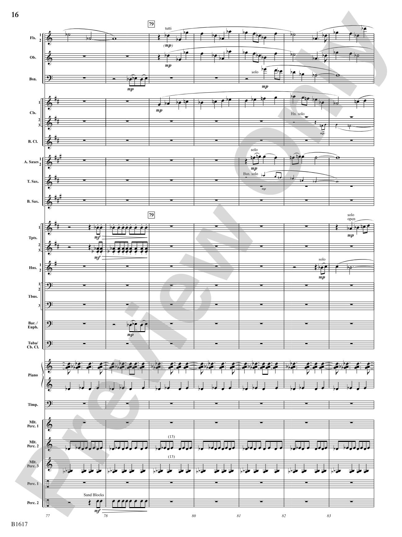 Open Space: Concert Band Conductor Score & Parts