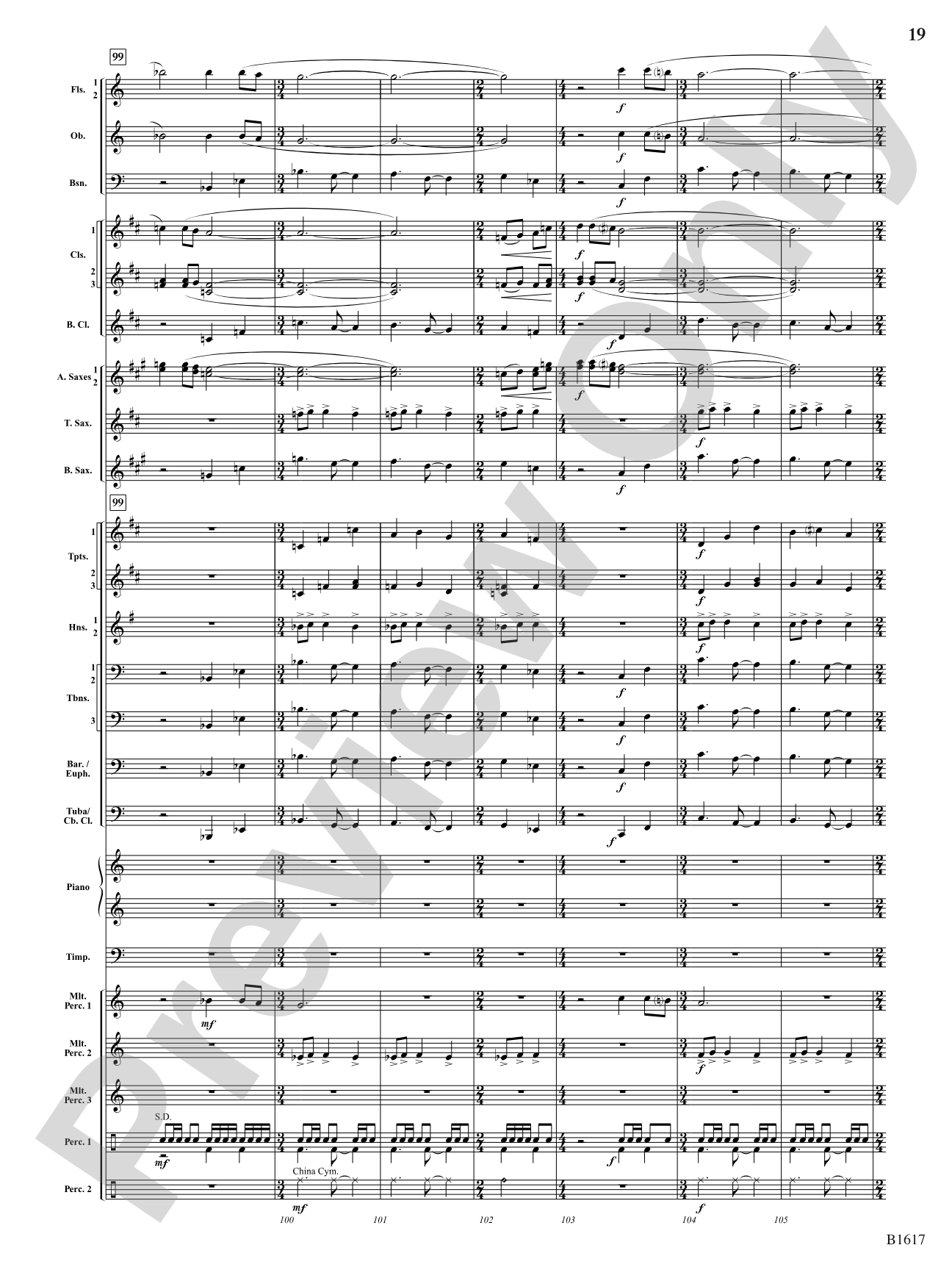 Open Space: Concert Band Conductor Score & Parts