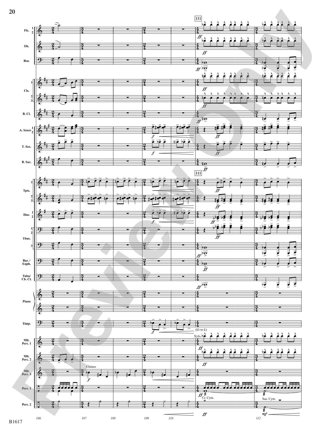 Open Space: Concert Band Conductor Score & Parts
