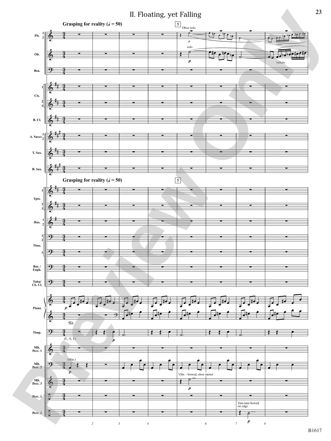 Open Space: Concert Band Conductor Score & Parts