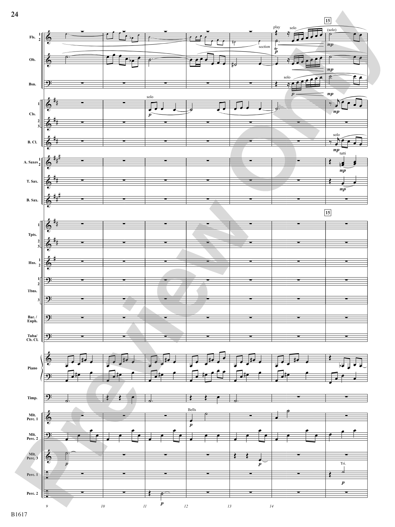 Open Space: Concert Band Conductor Score & Parts