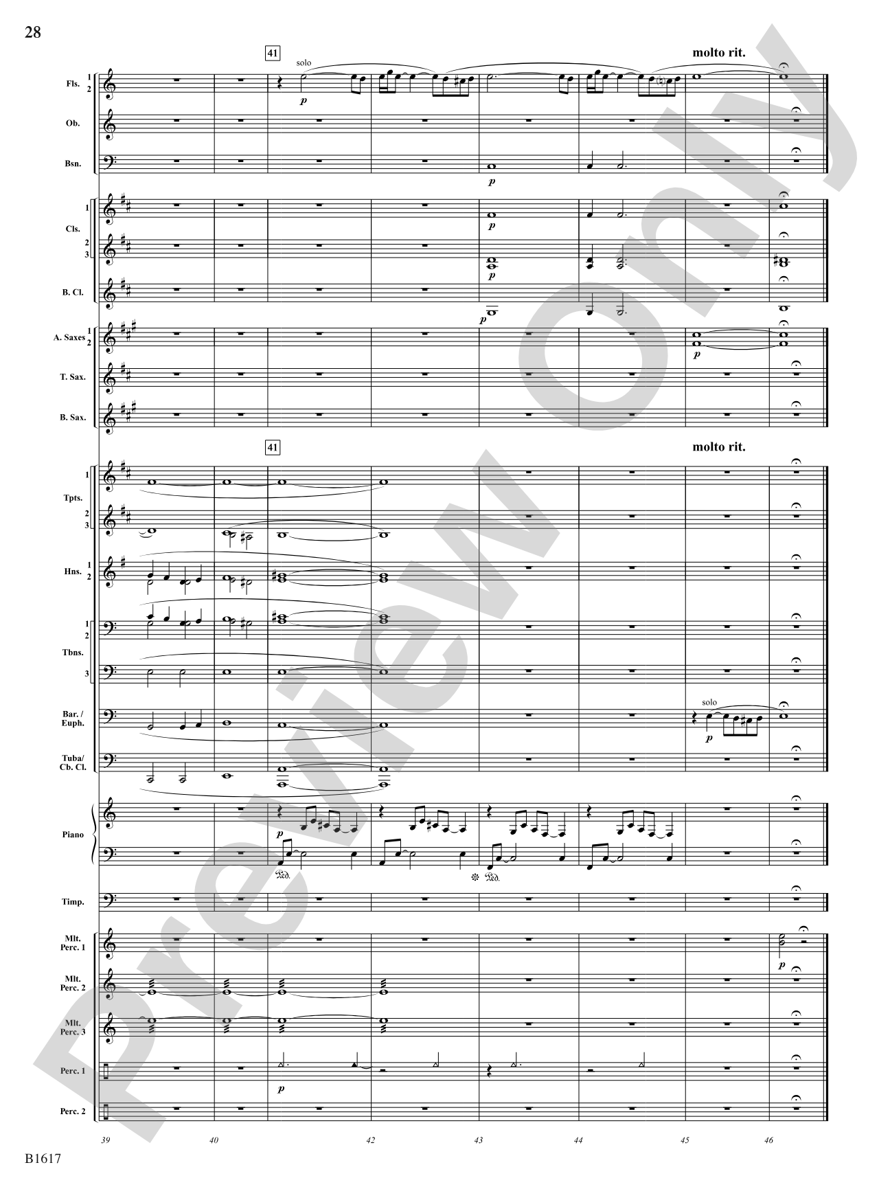 Open Space: Concert Band Conductor Score & Parts