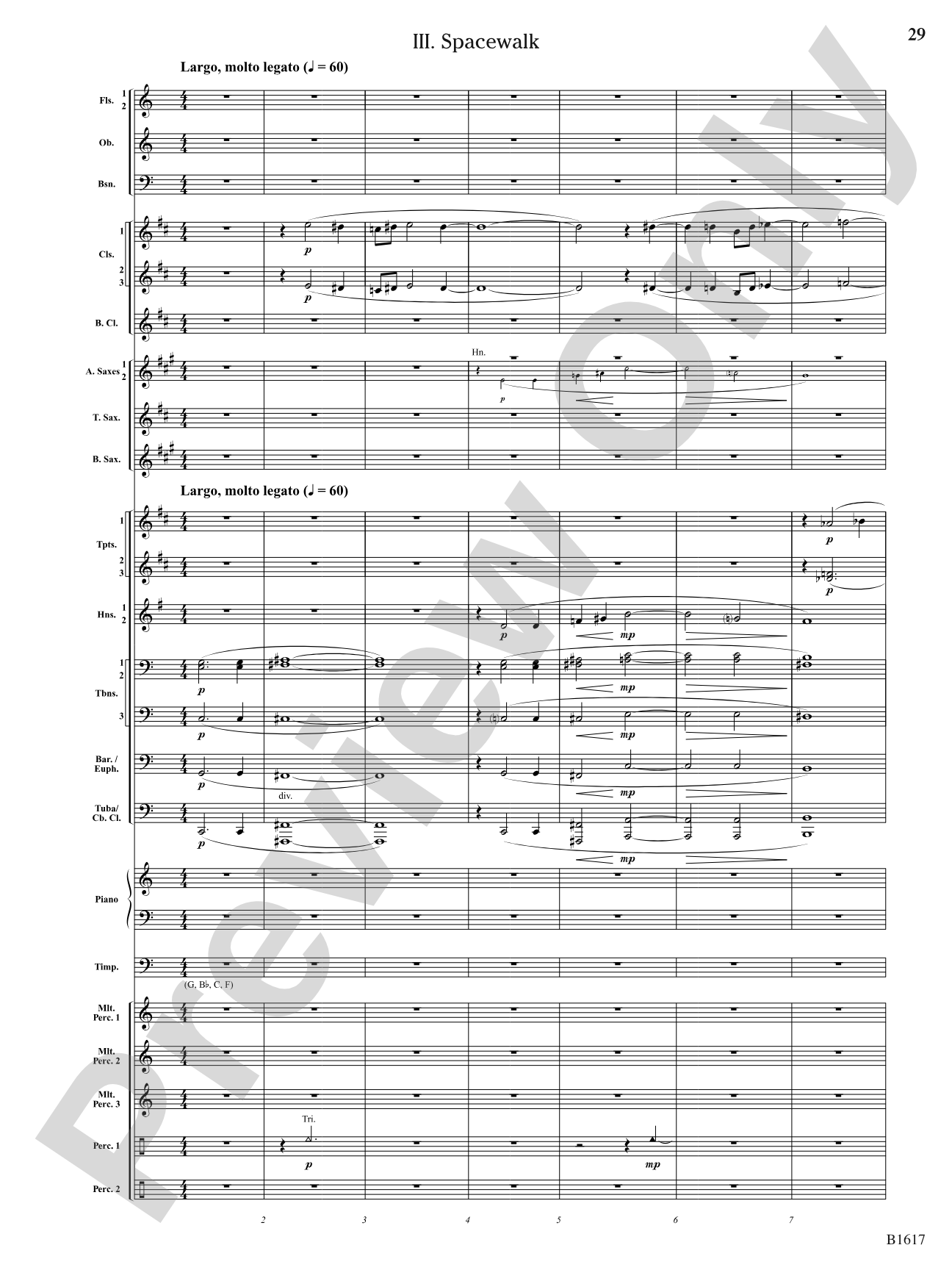 Open Space: Concert Band Conductor Score & Parts