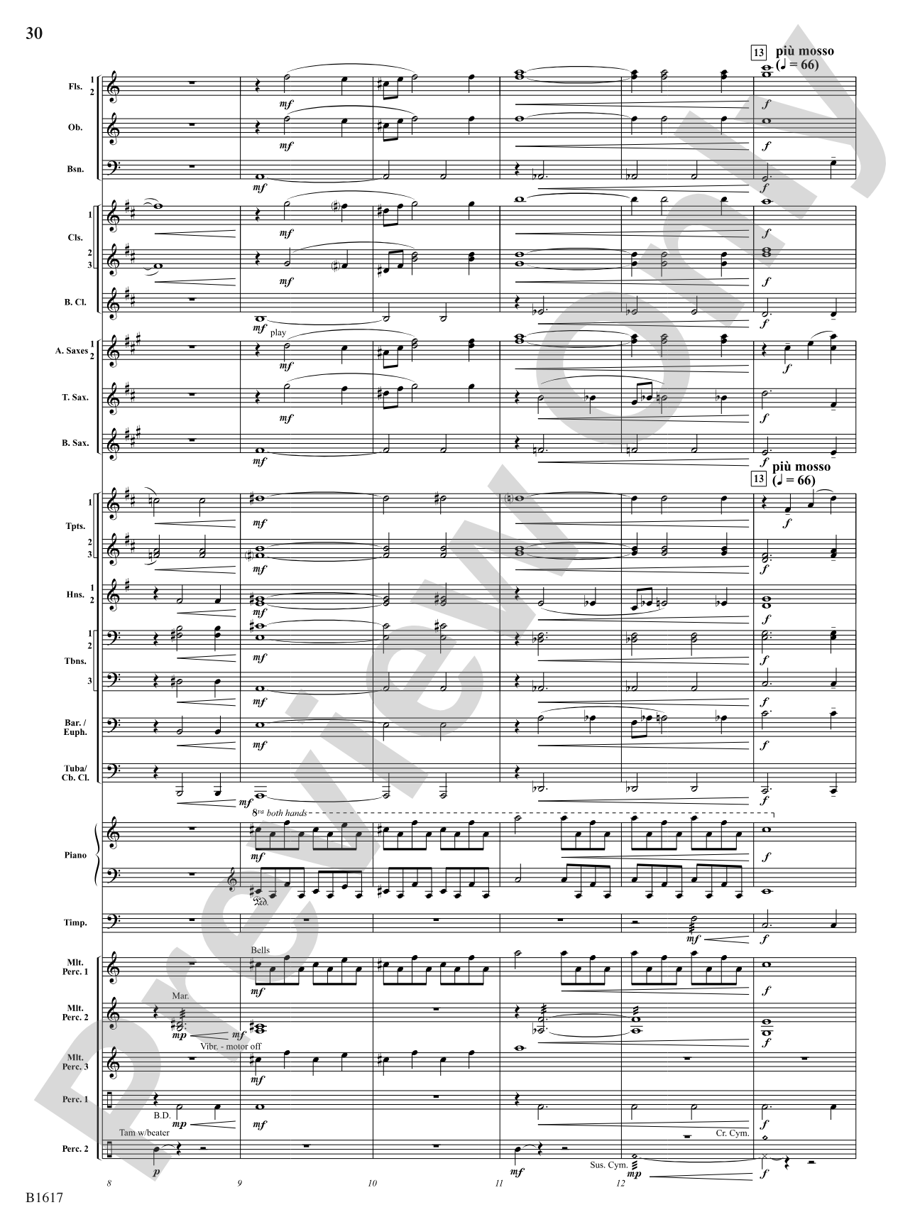 Open Space: Concert Band Conductor Score & Parts