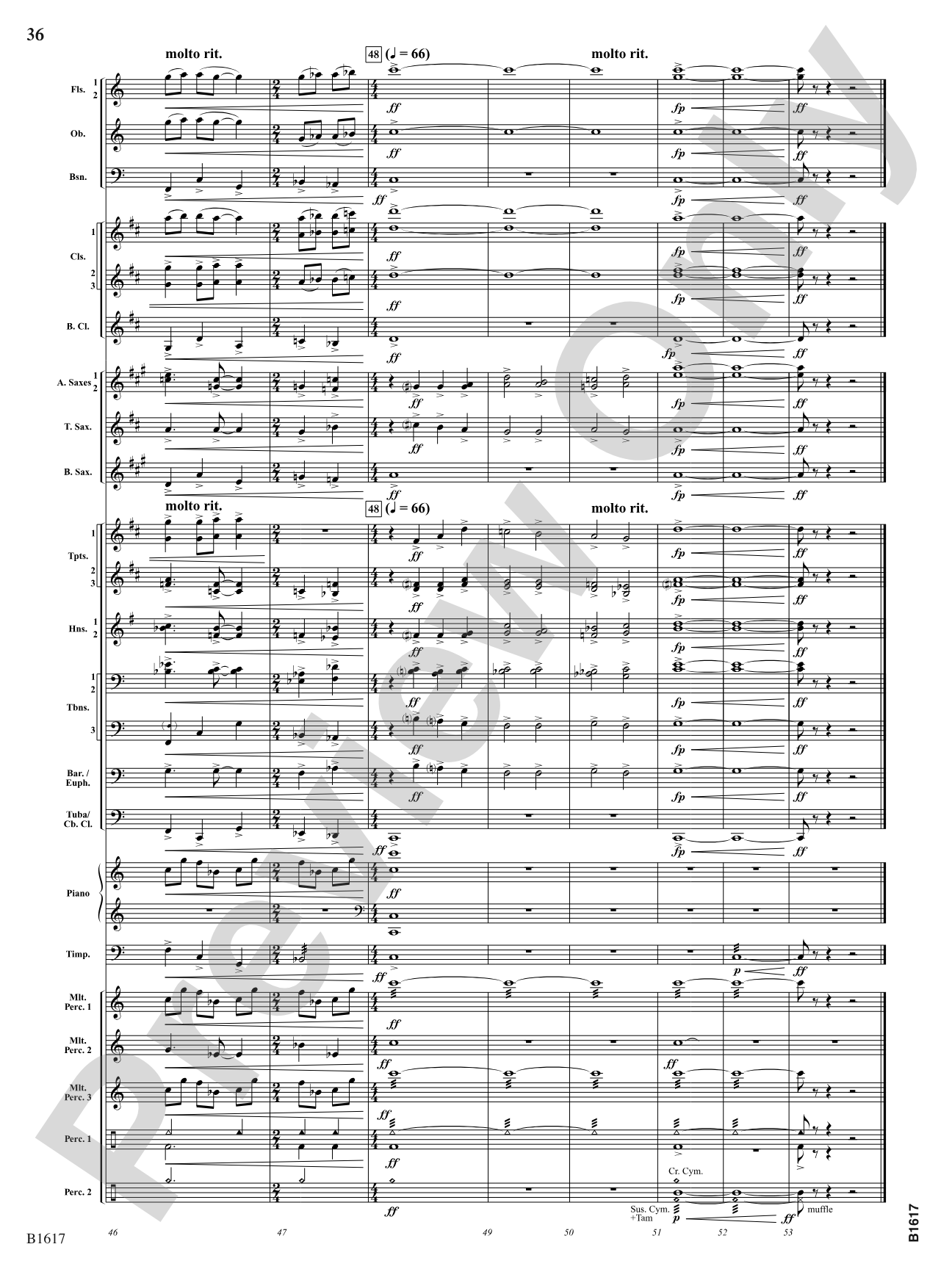 Open Space: Concert Band Conductor Score & Parts