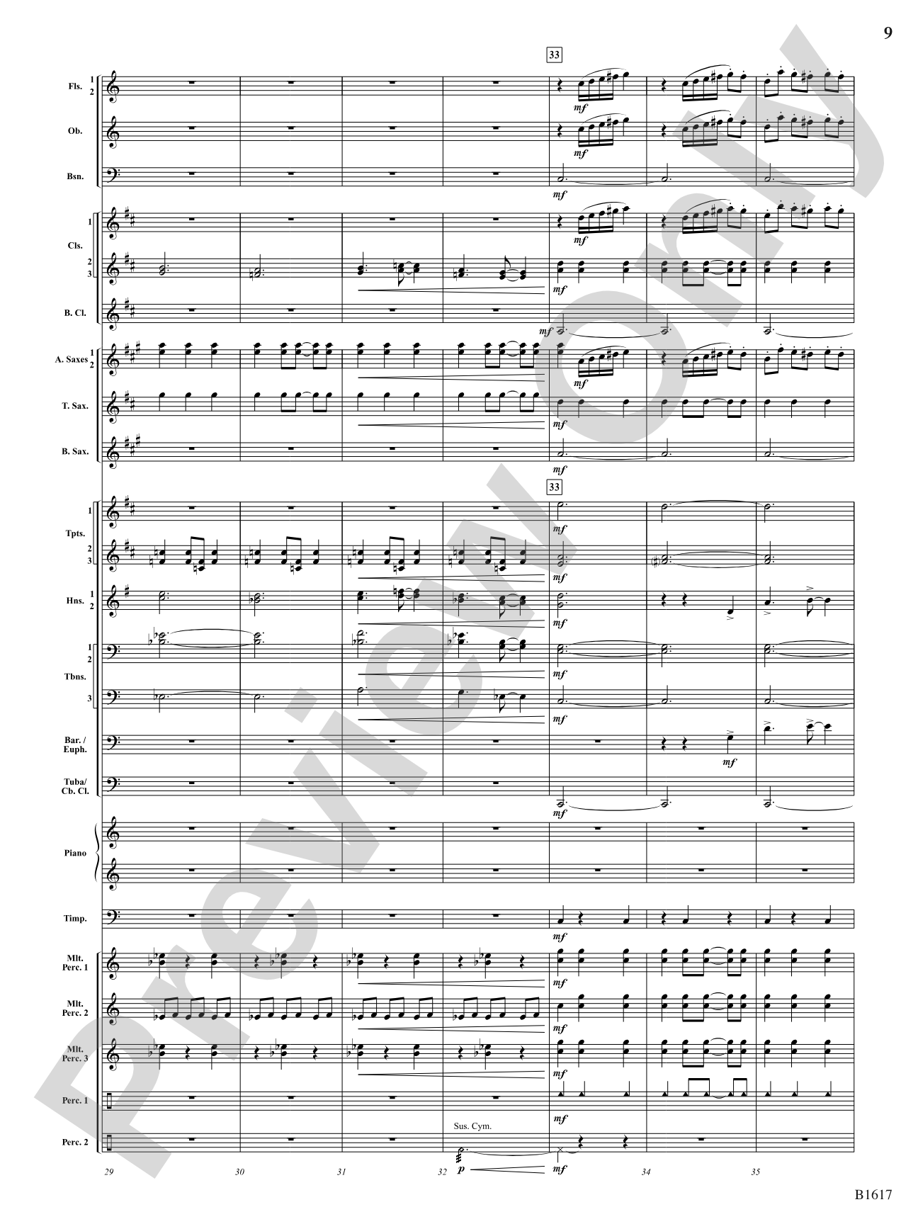 Open Space: Concert Band Conductor Score & Parts