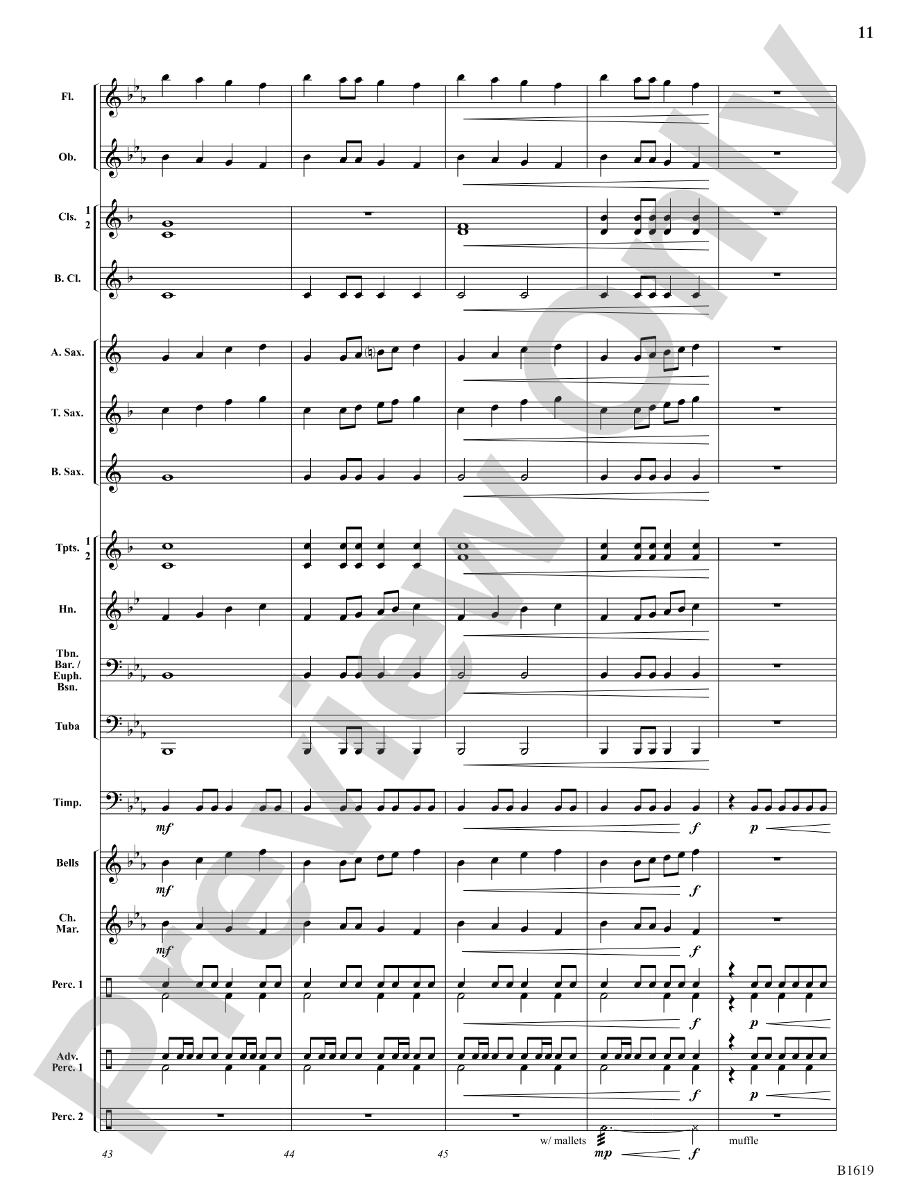 Fanfare on a Theme of Imagination: Concert Band Conductor Score & Parts