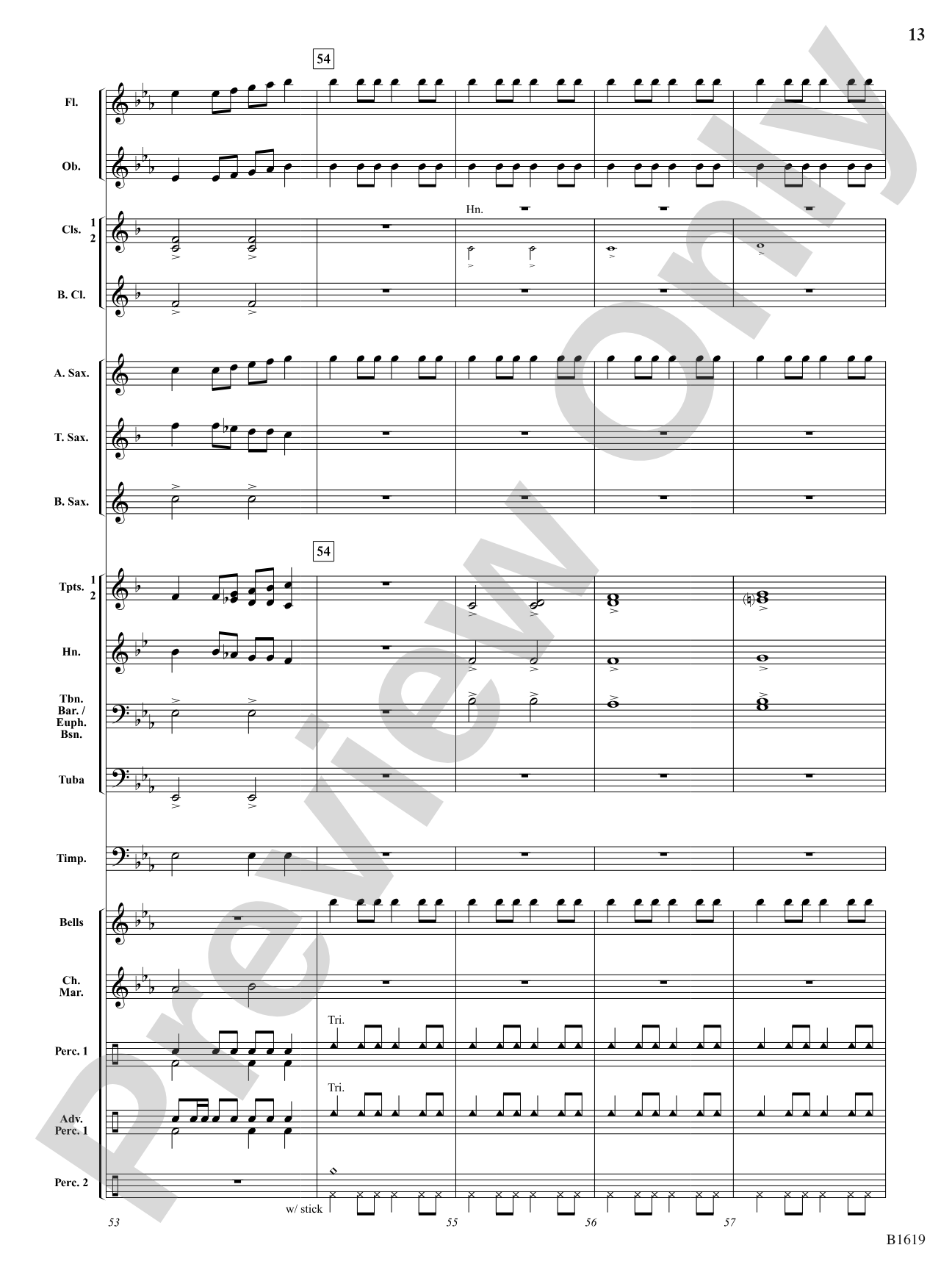 Fanfare on a Theme of Imagination: Concert Band Conductor Score & Parts