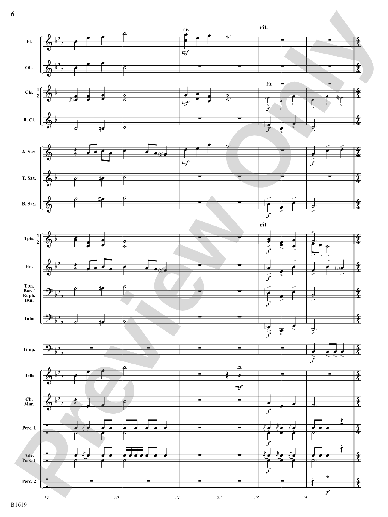 Fanfare on a Theme of Imagination: Concert Band Conductor Score & Parts