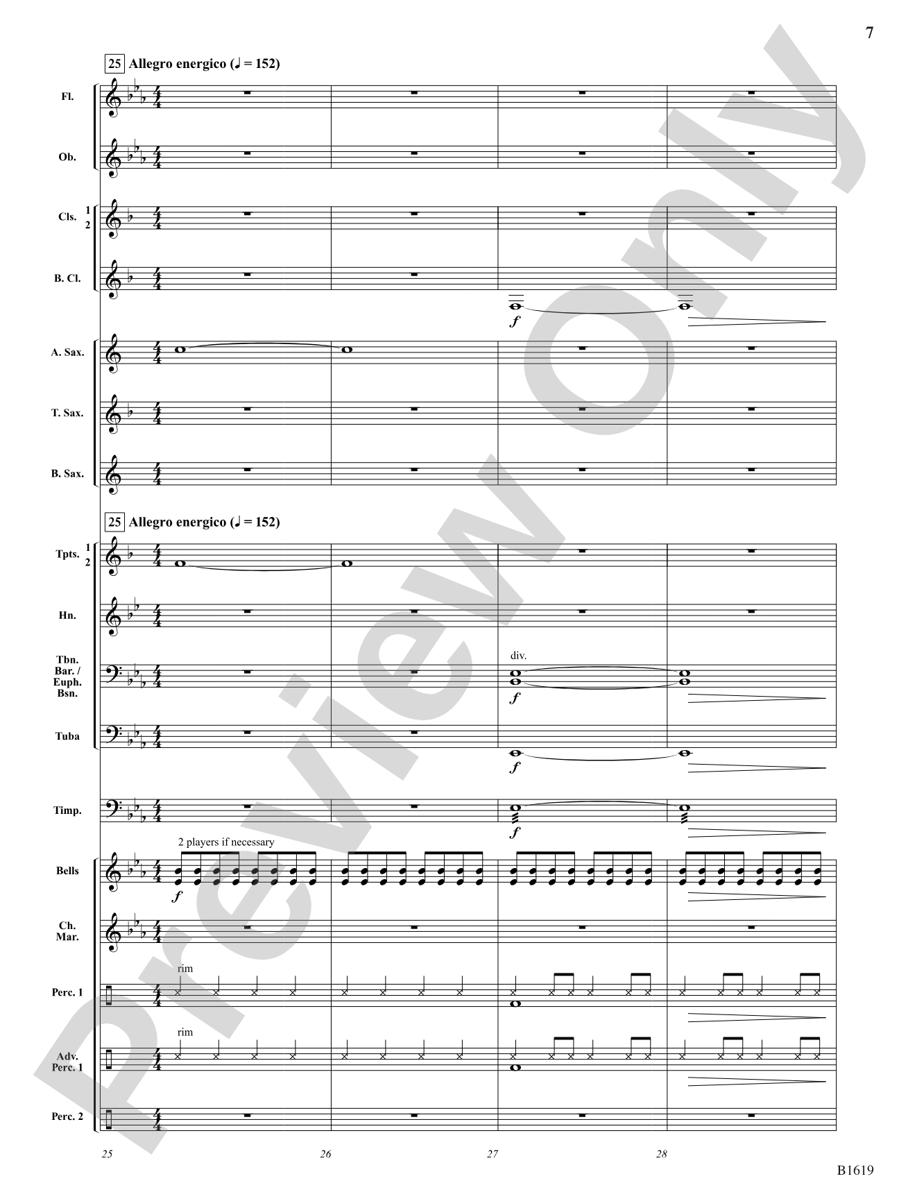 Fanfare on a Theme of Imagination: Concert Band Conductor Score & Parts