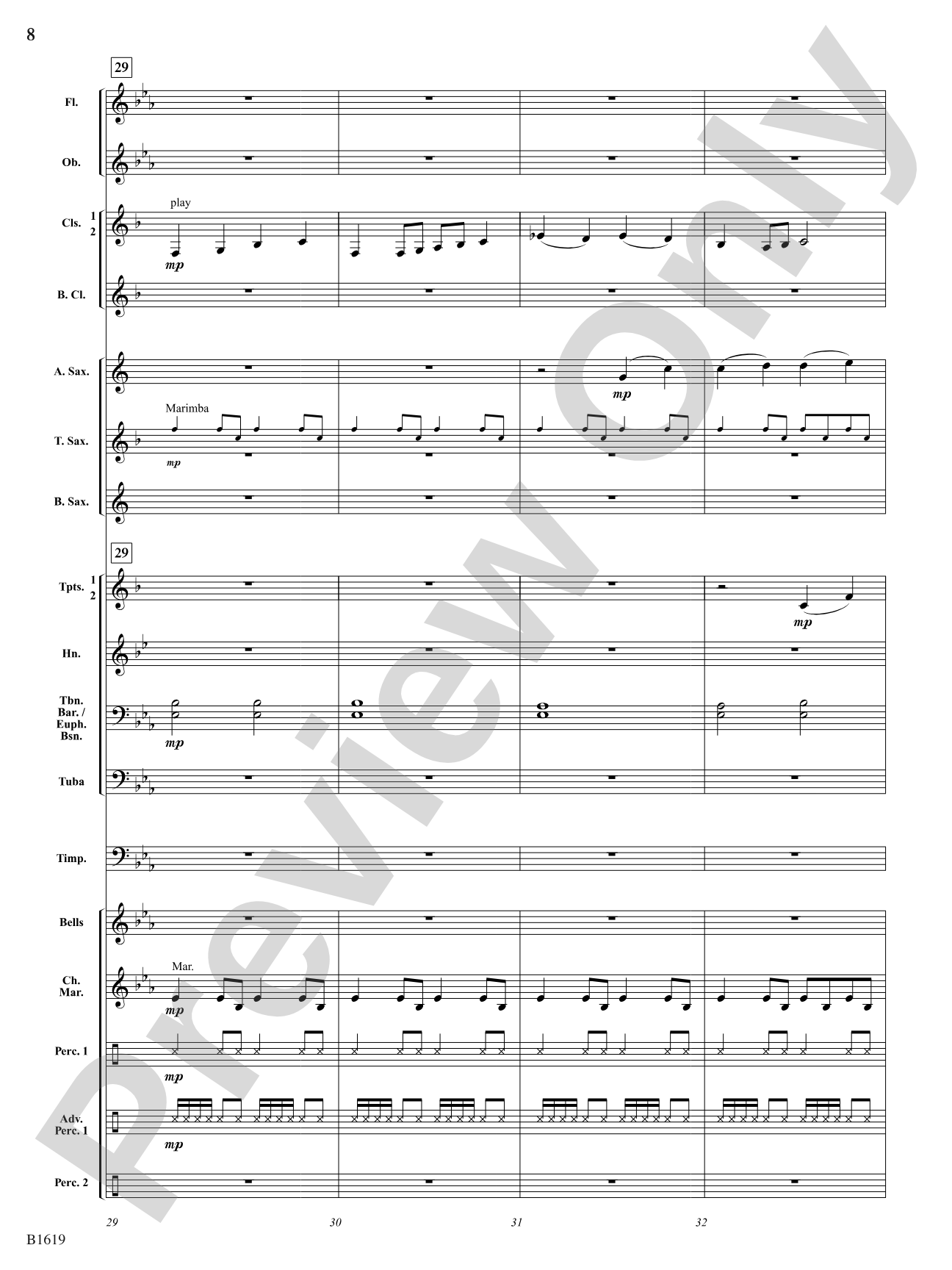 Fanfare on a Theme of Imagination: Concert Band Conductor Score & Parts