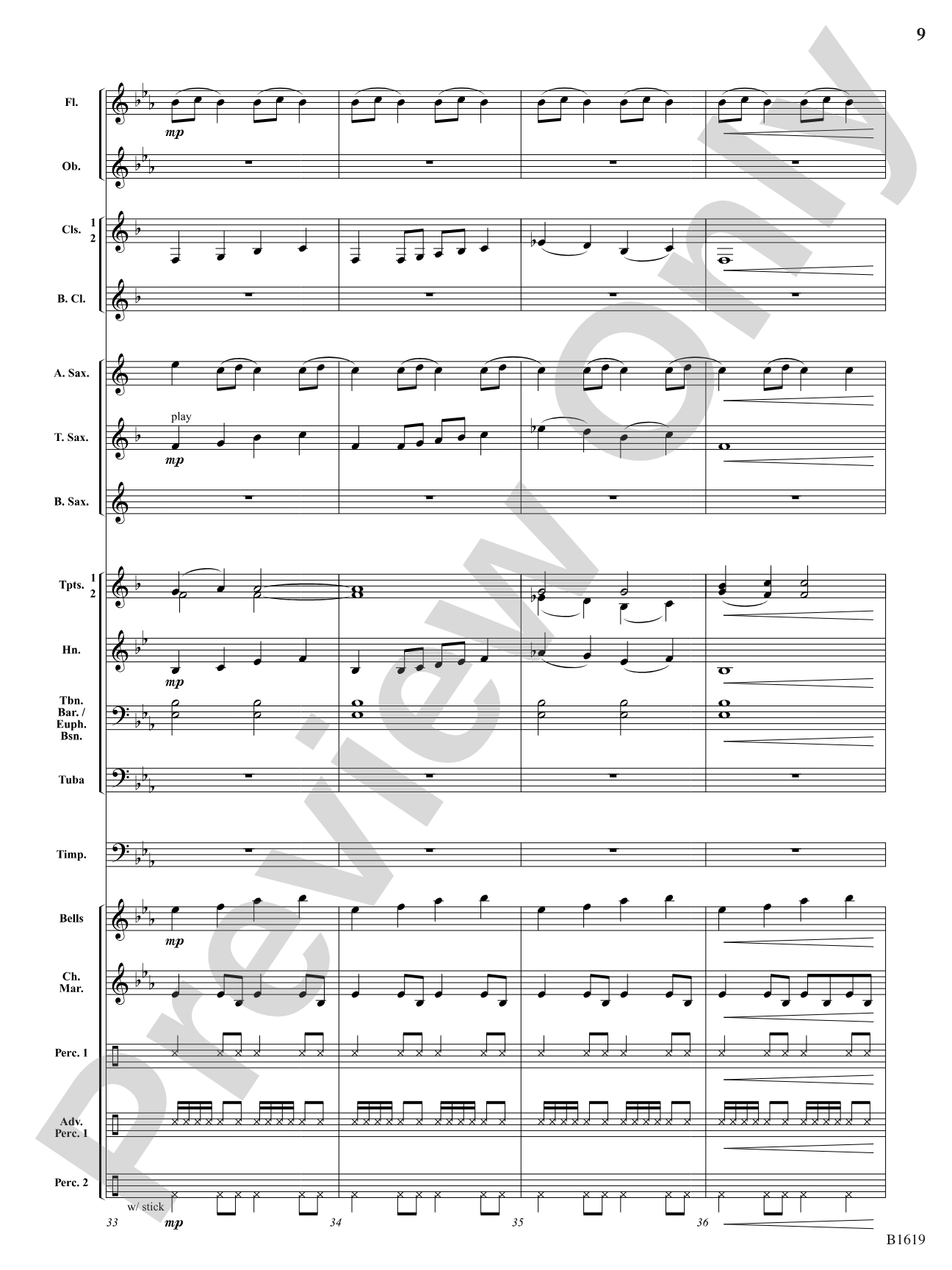 Fanfare on a Theme of Imagination: Concert Band Conductor Score & Parts