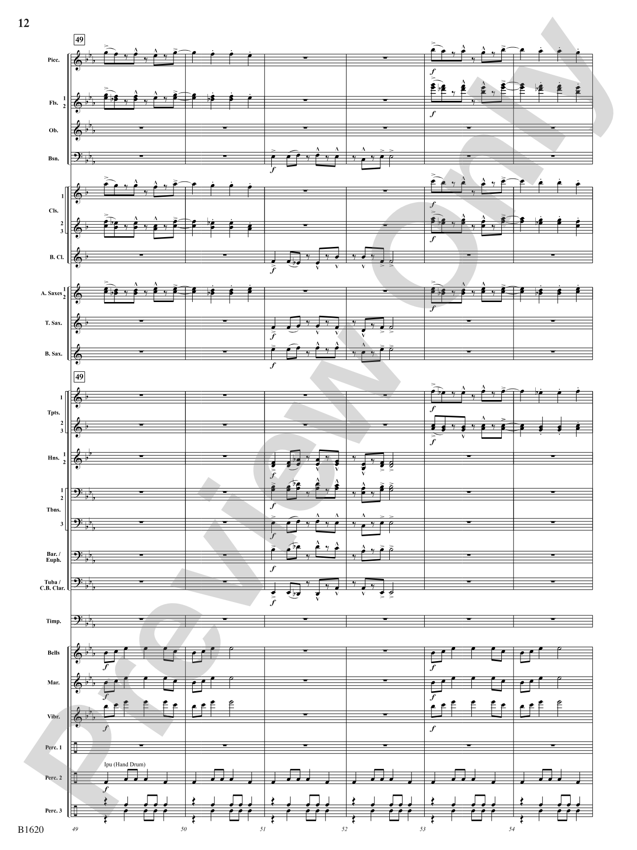 The Spirit of Aloha (Island Dance): Concert Band Conductor Score & Parts