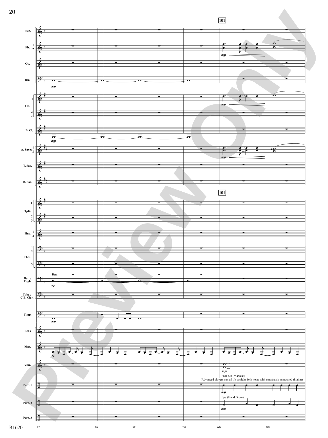 The Spirit of Aloha (Island Dance): Concert Band Conductor Score & Parts