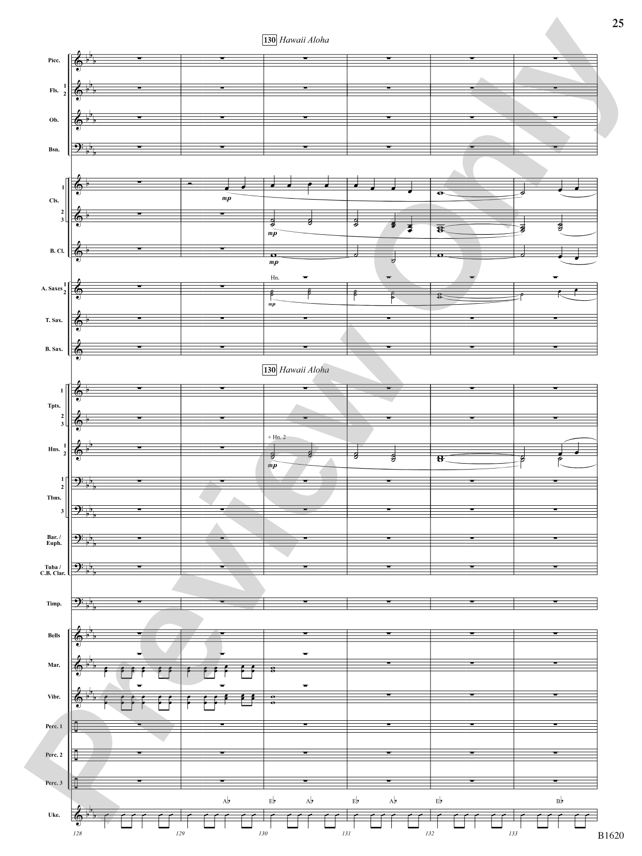 The Spirit of Aloha (Island Dance): Concert Band Conductor Score & Parts