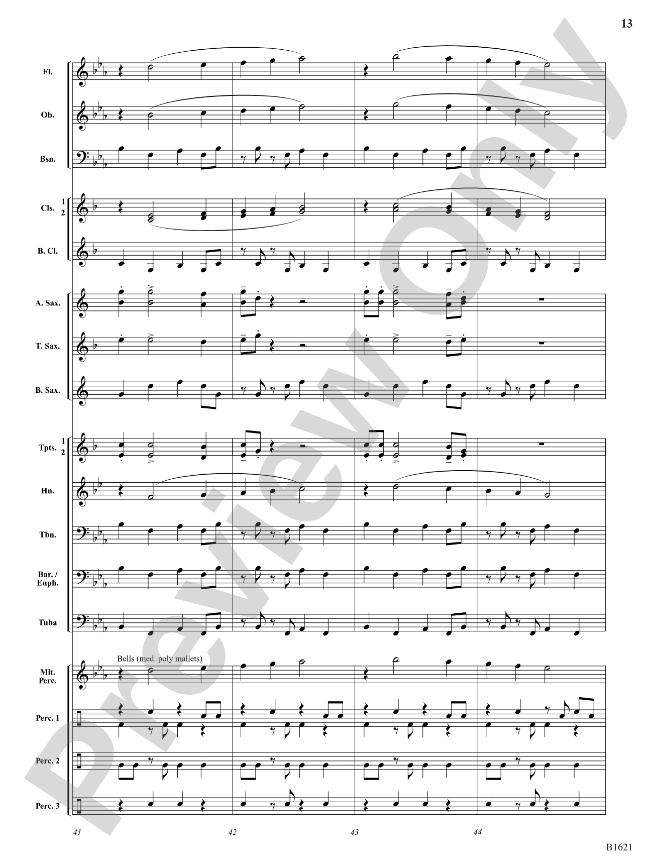 The Big Mambo: Concert Band Conductor Score & Parts