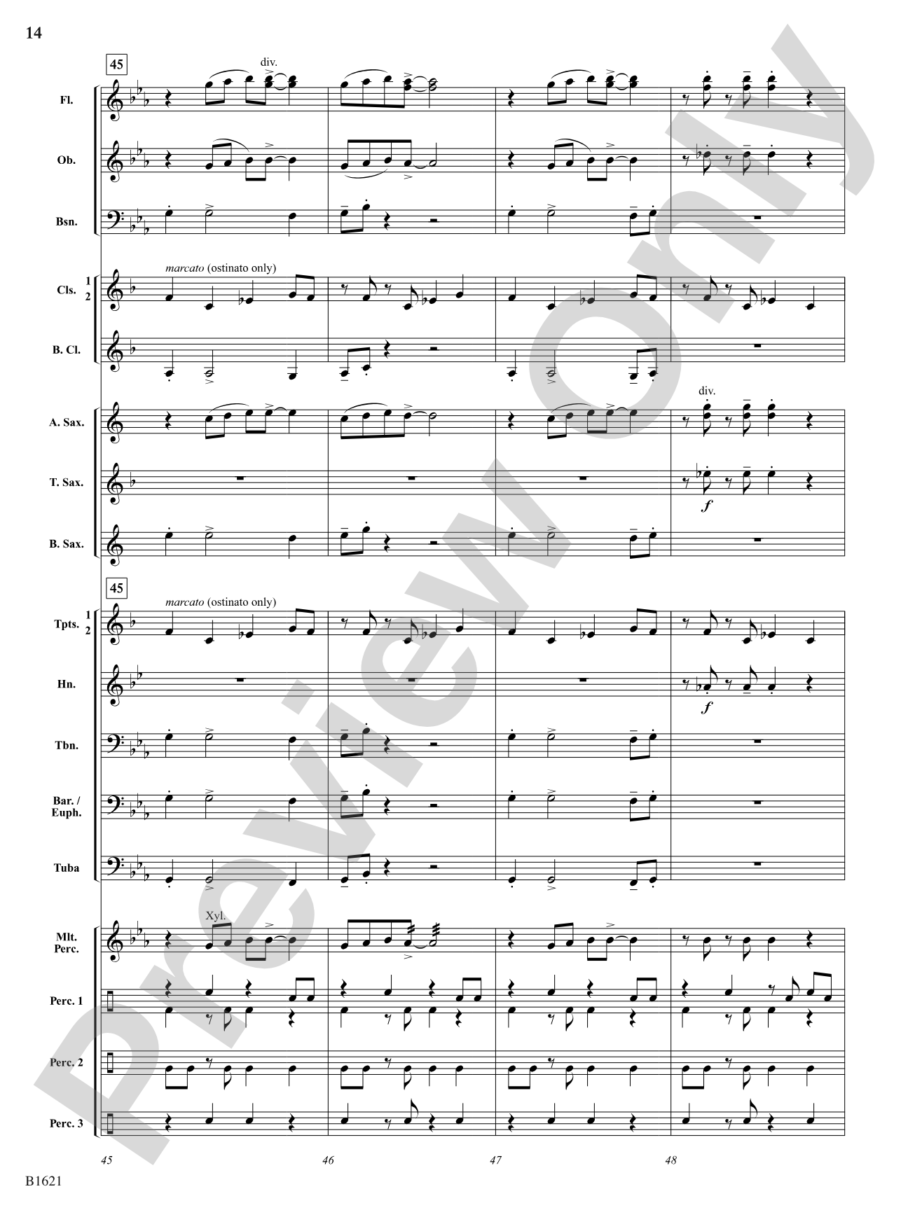 The Big Mambo: Concert Band Conductor Score & Parts