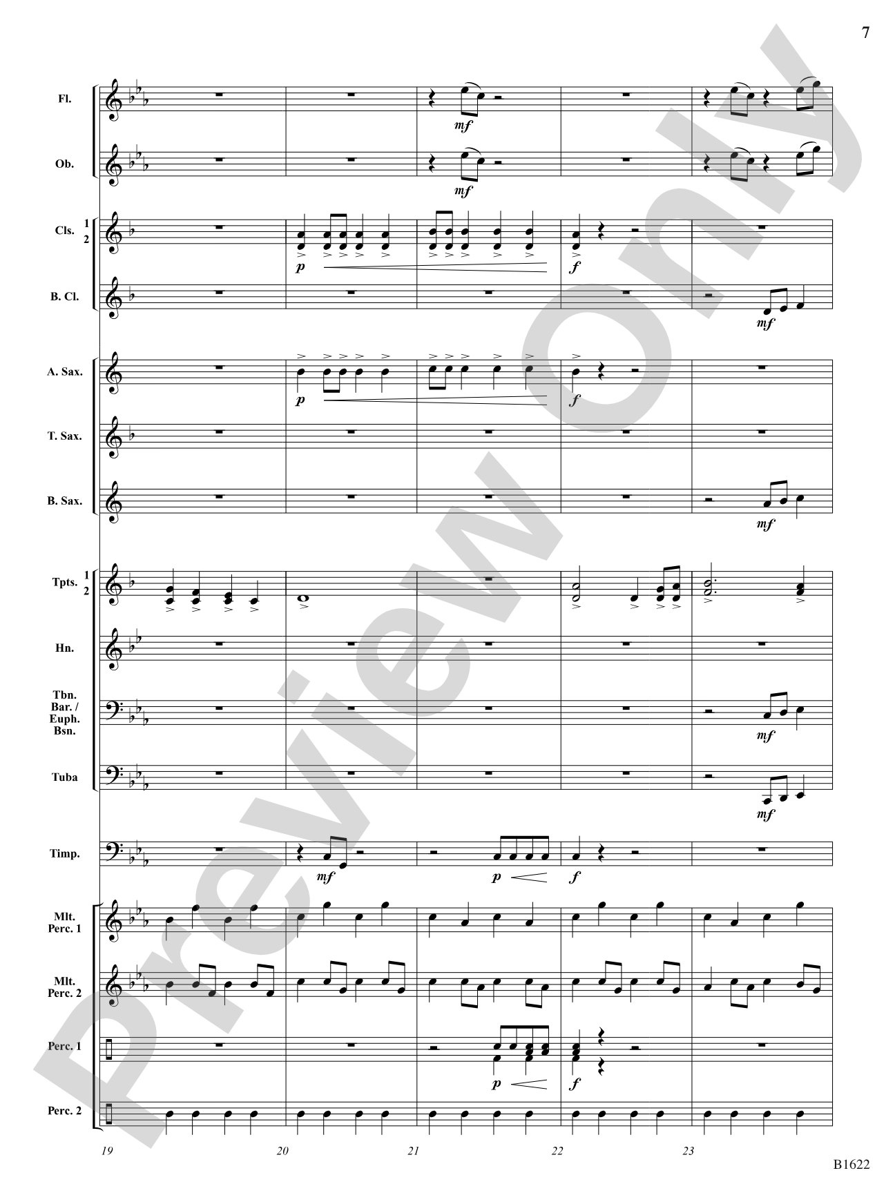 Whirling Novas: Concert Band Conductor Score & Parts