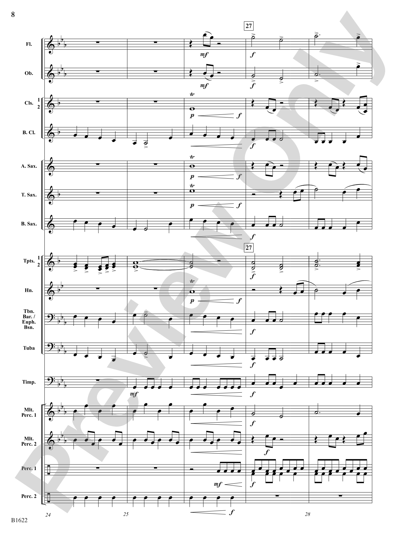 Whirling Novas: Concert Band Conductor Score & Parts