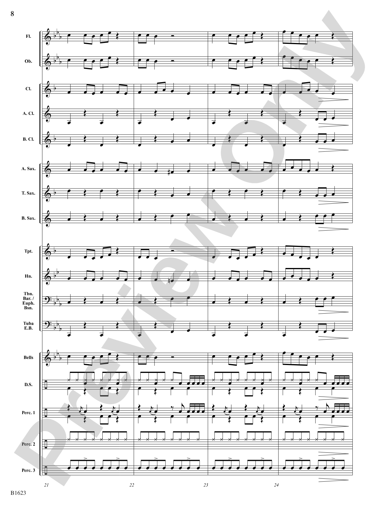 Ready to Rock: Concert Band Conductor Score & Parts