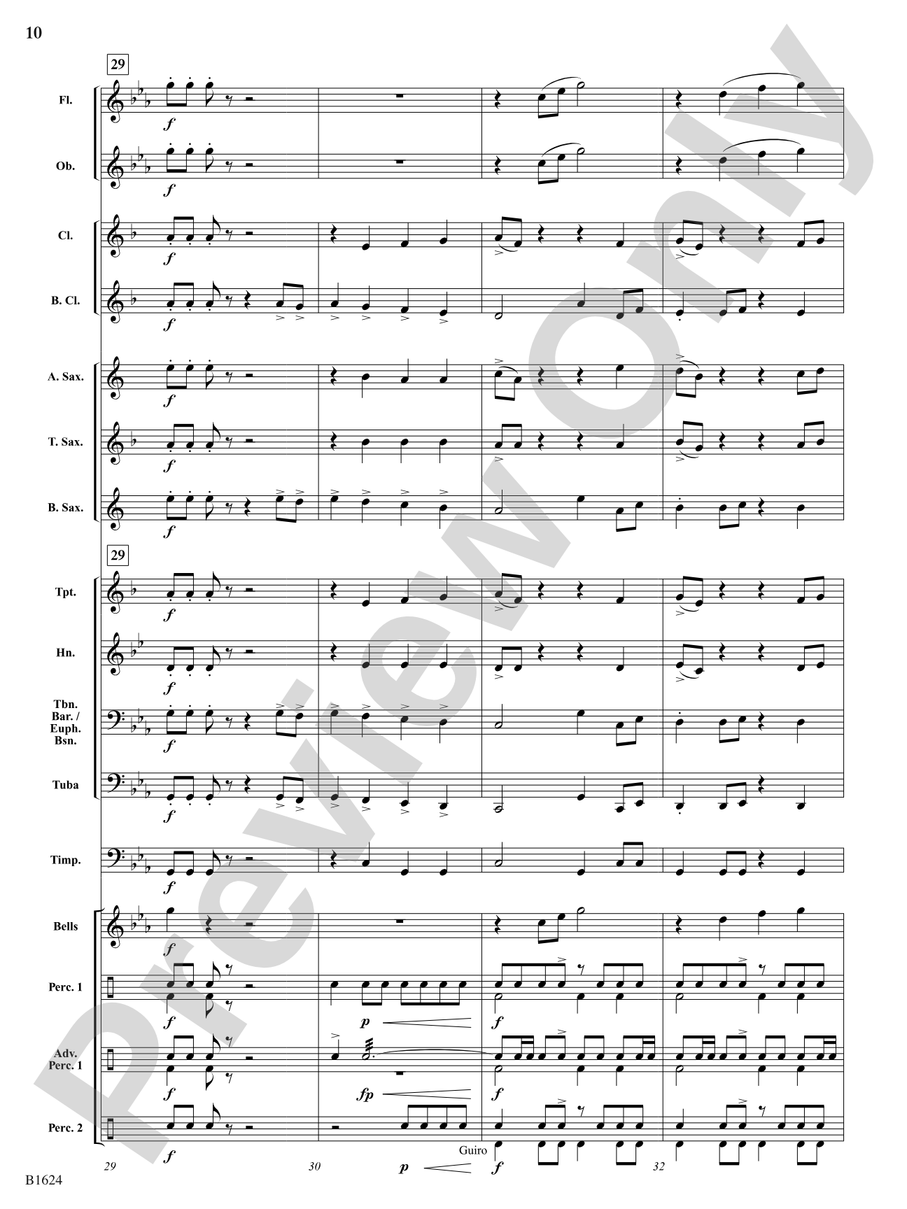 Bravado Tango: Score