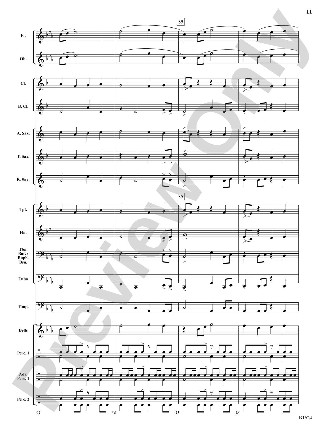 Bravado Tango: Score