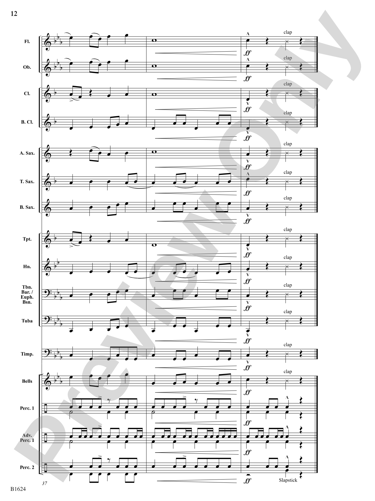 Bravado Tango: Score