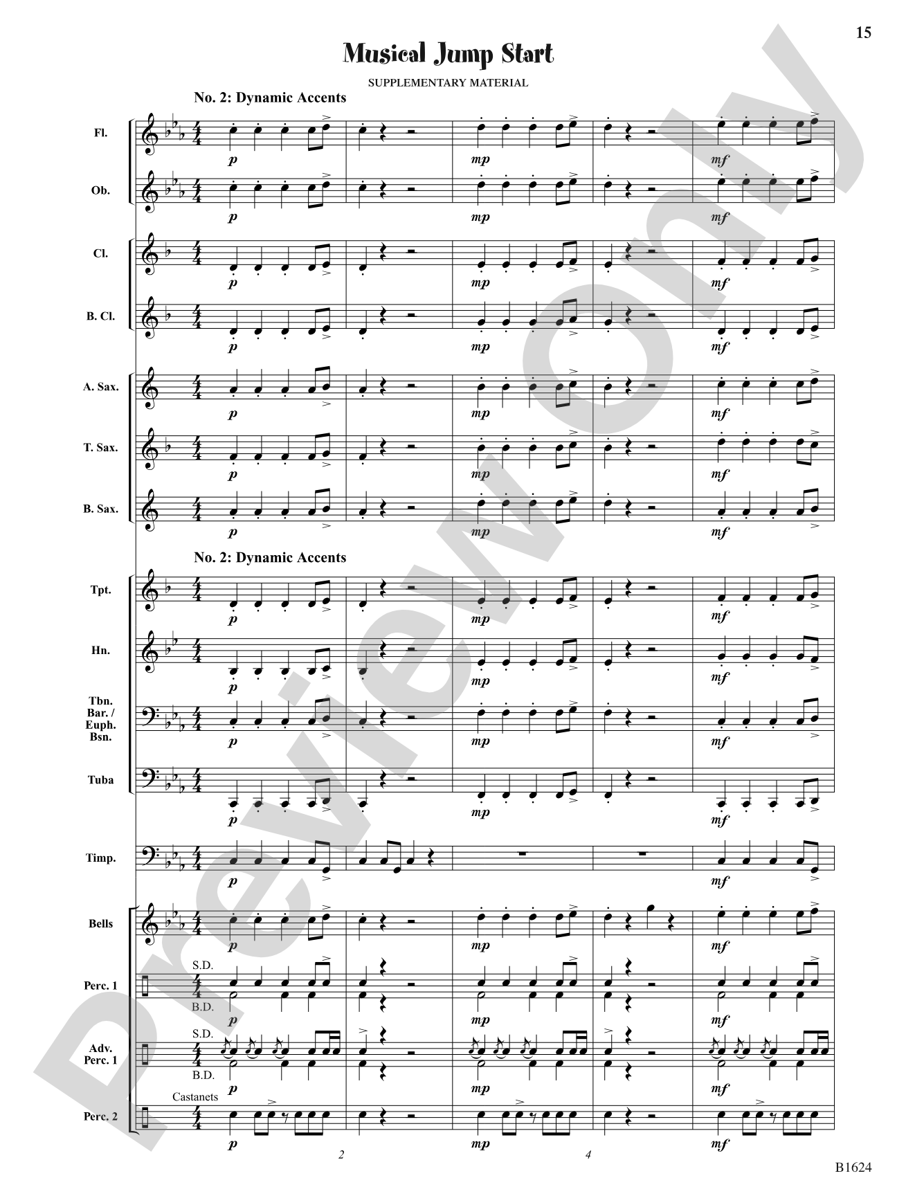 Bravado Tango: Score