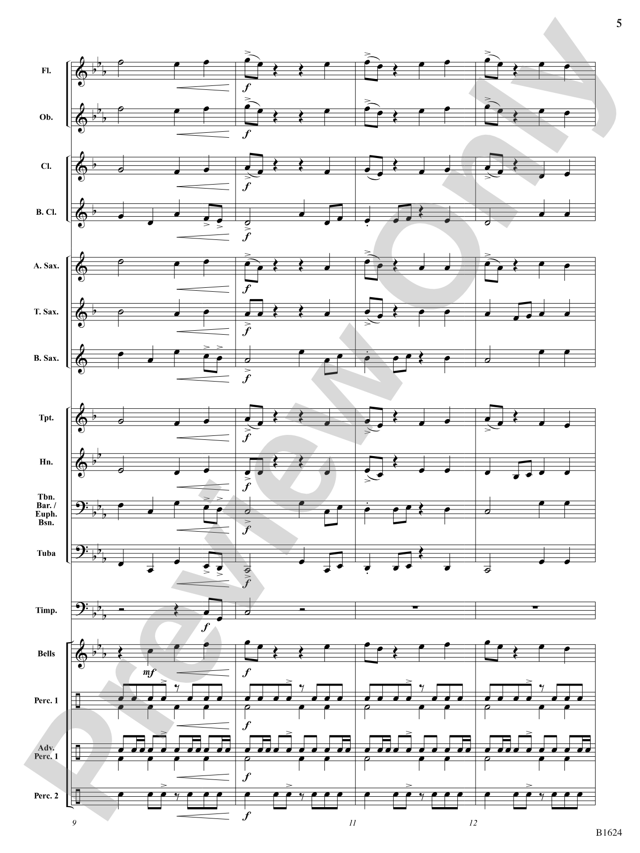 Bravado Tango: Score