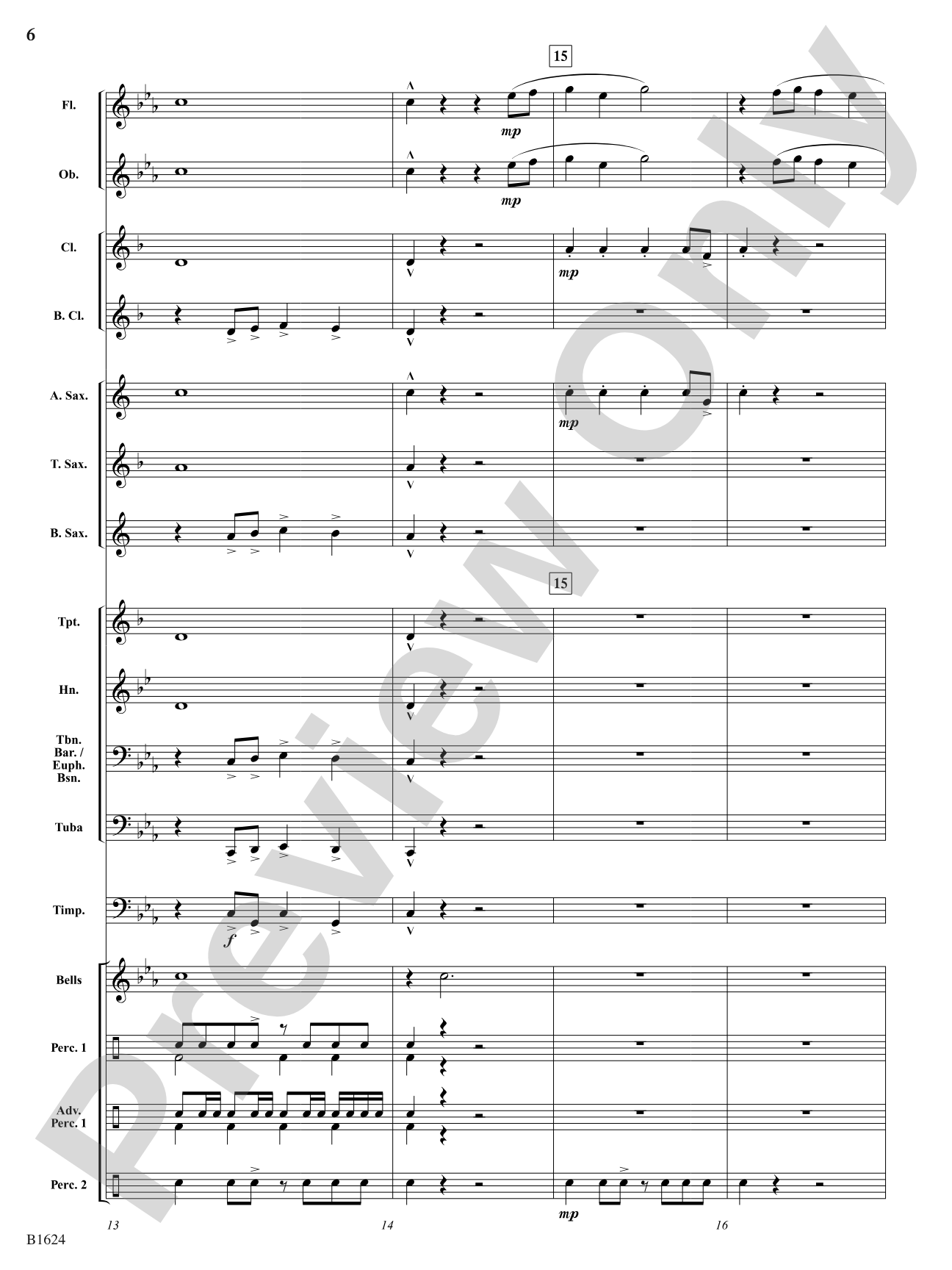 Bravado Tango: Score