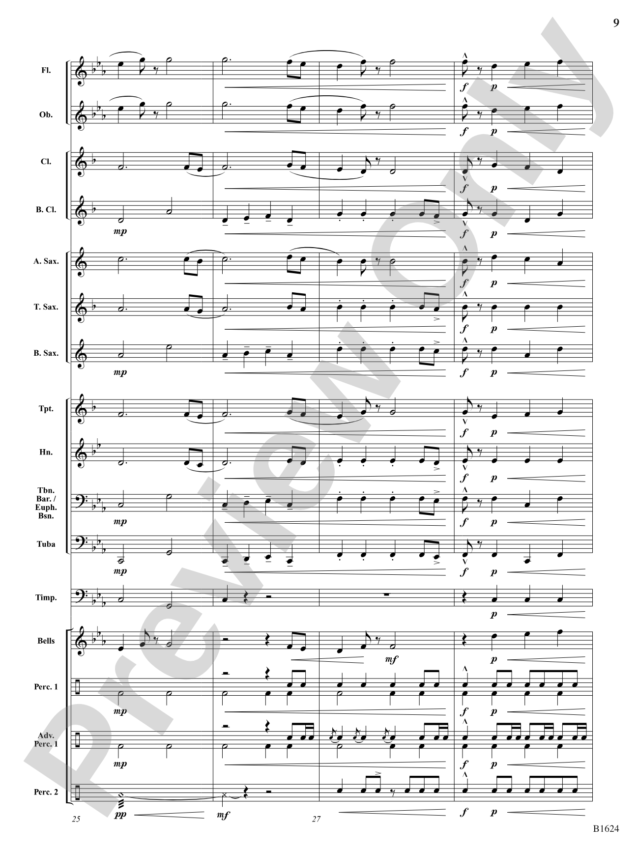 Bravado Tango: Score