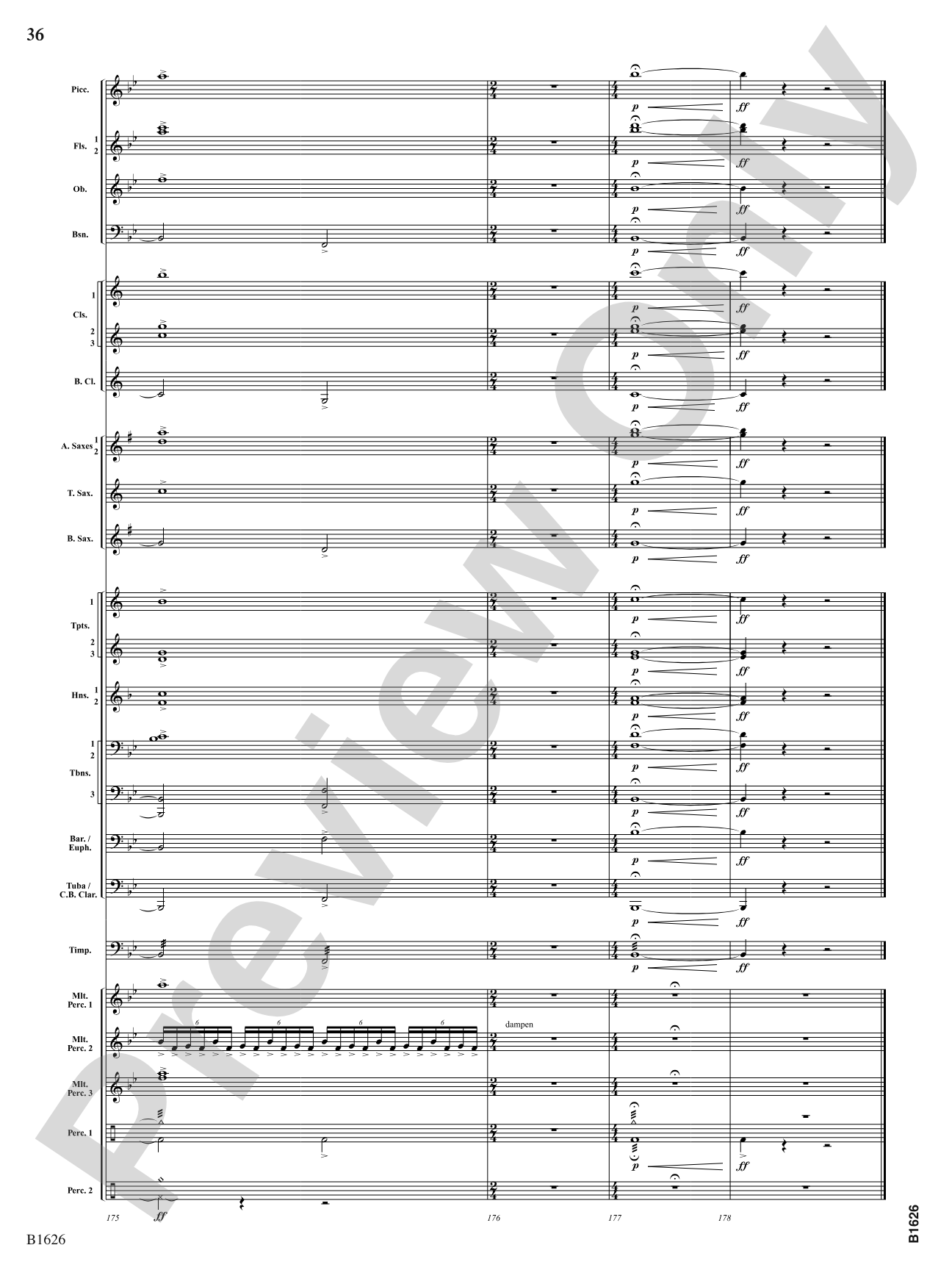 That Which Binds Us: Concert Band Conductor Score & Parts
