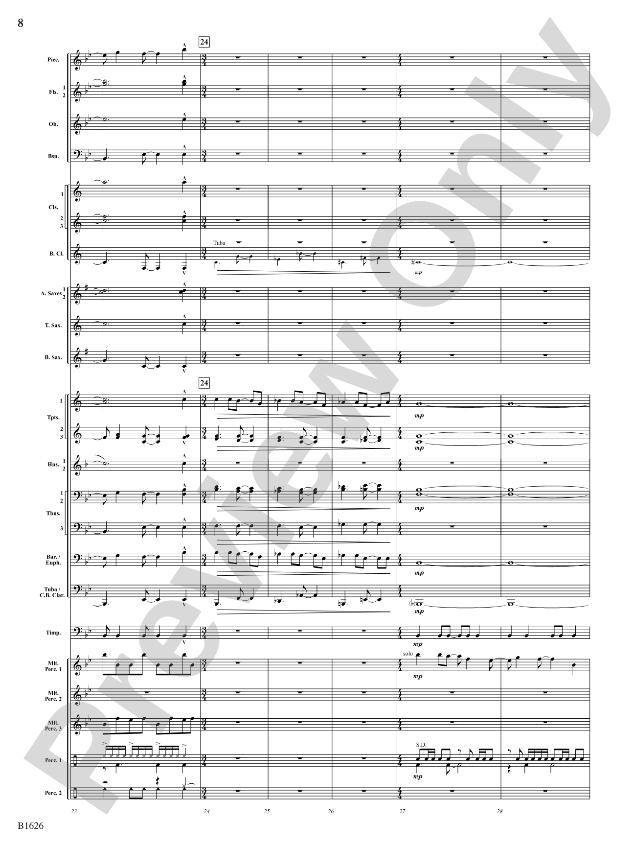 That Which Binds Us: Concert Band Conductor Score & Parts