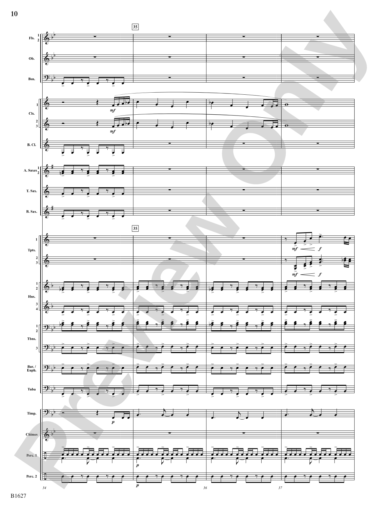 Skyline: Concert Band Conductor Score & Parts