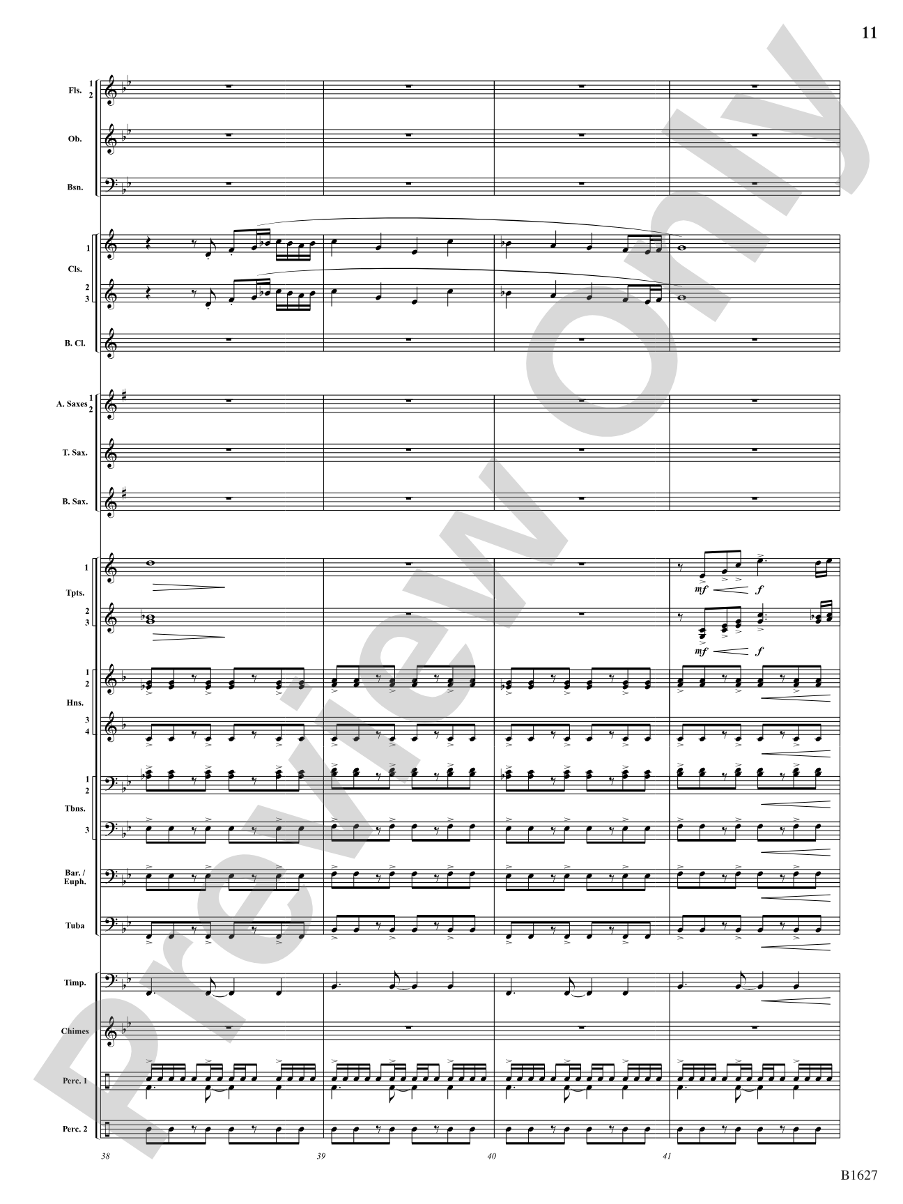 Skyline: Concert Band Conductor Score & Parts