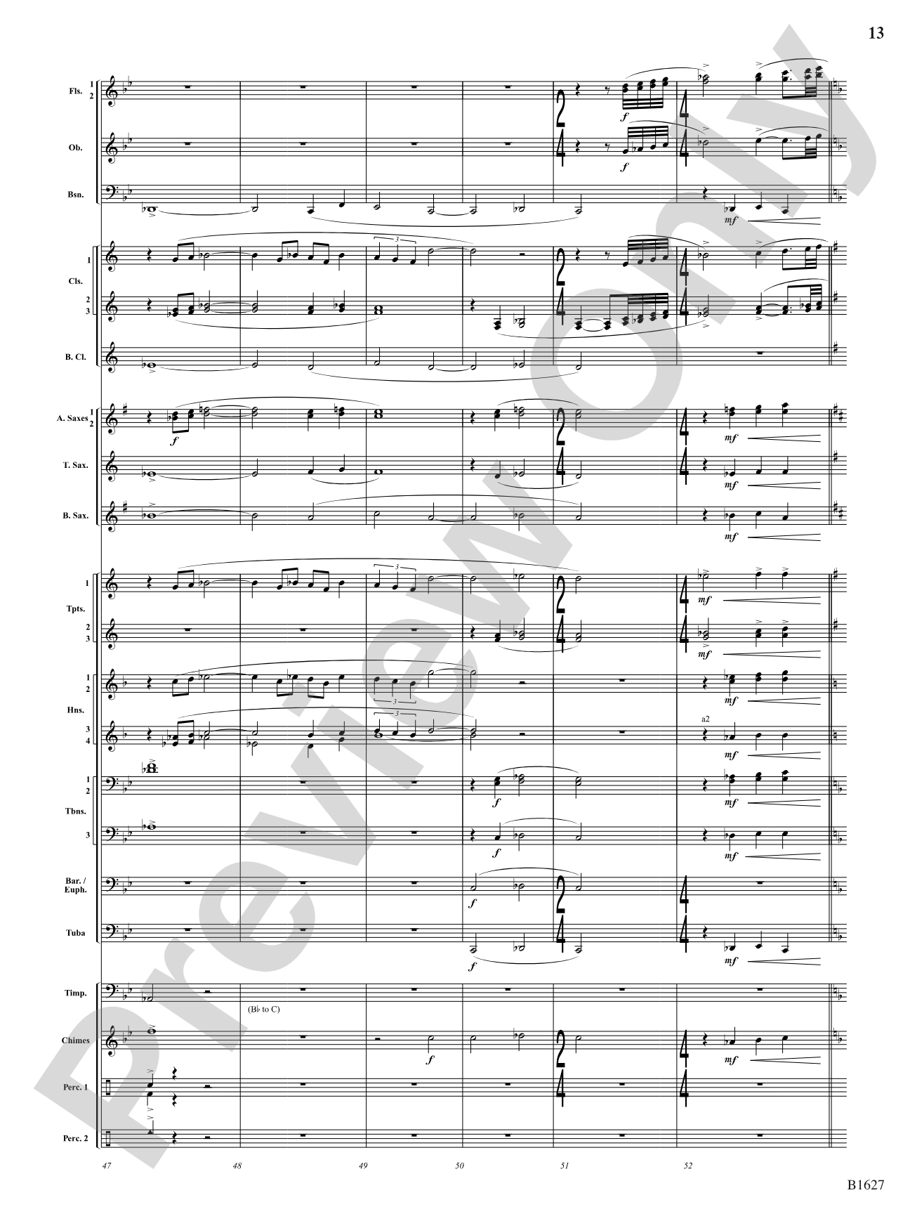 Skyline: Concert Band Conductor Score & Parts