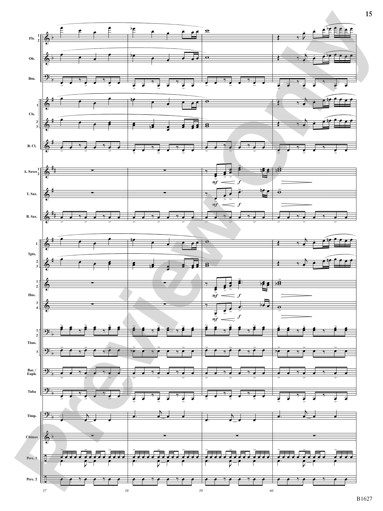 Skyline: Concert Band Conductor Score & Parts