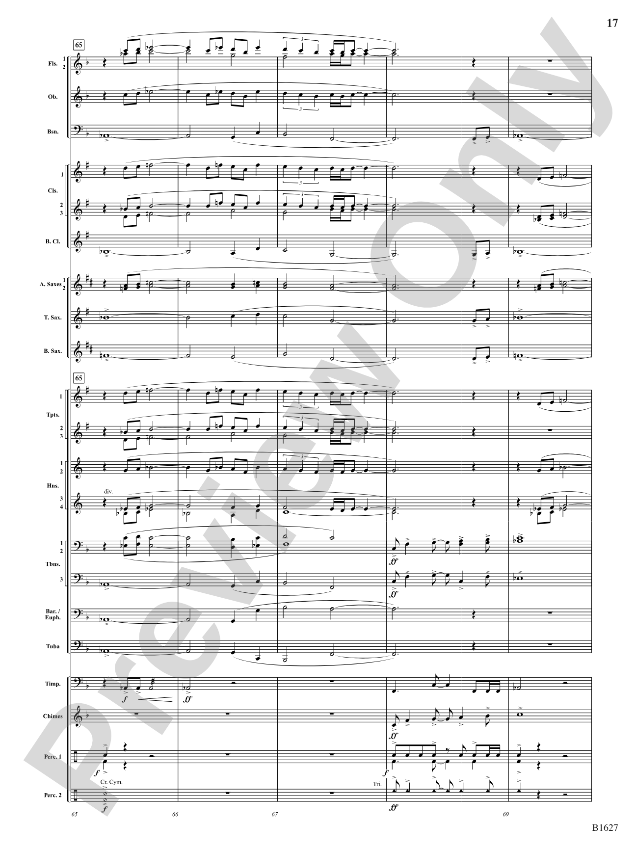Skyline: Concert Band Conductor Score & Parts
