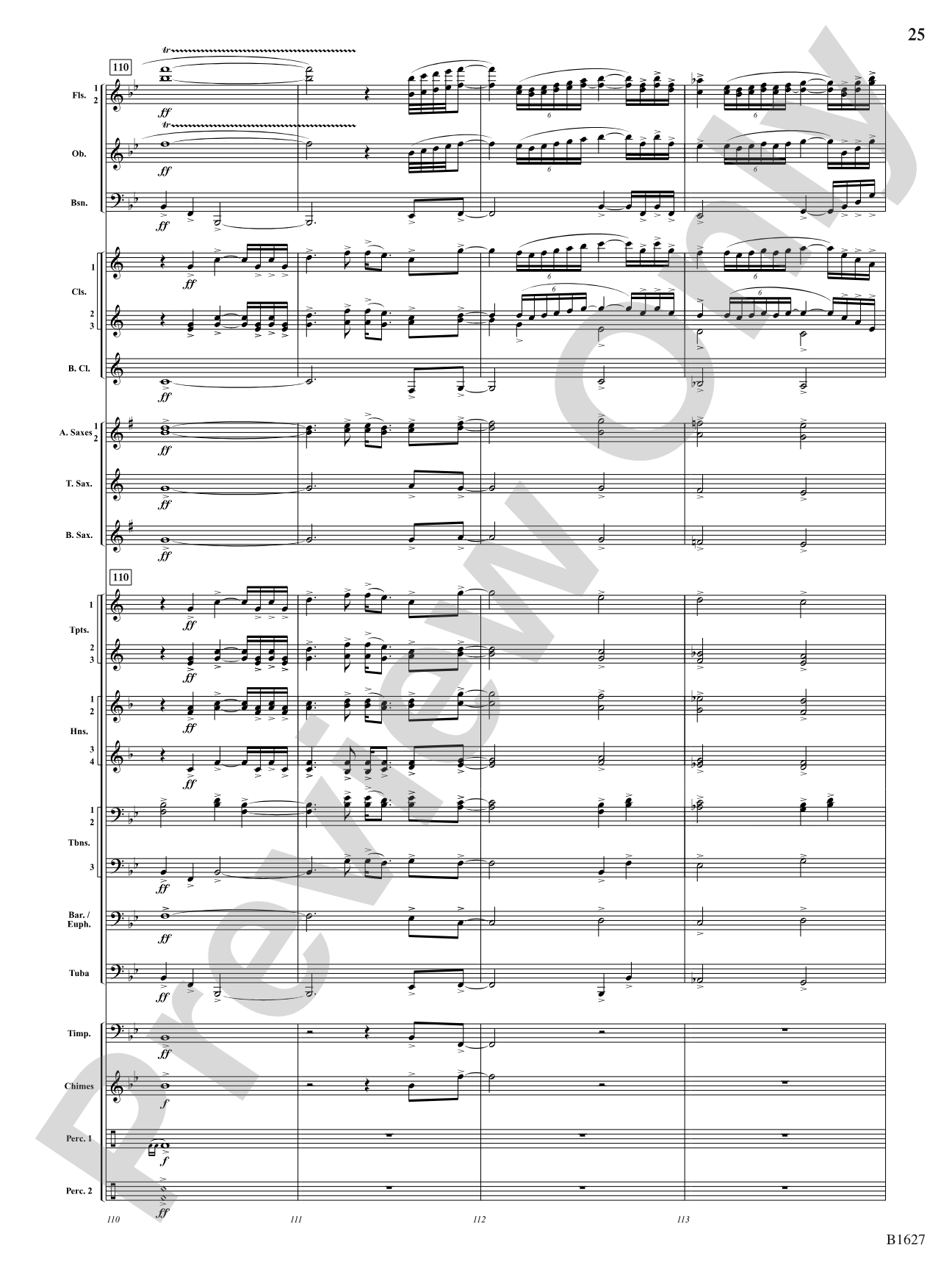 Skyline: Concert Band Conductor Score & Parts