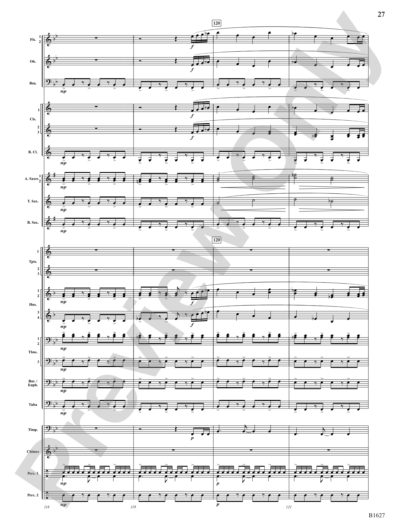 Skyline: Concert Band Conductor Score & Parts