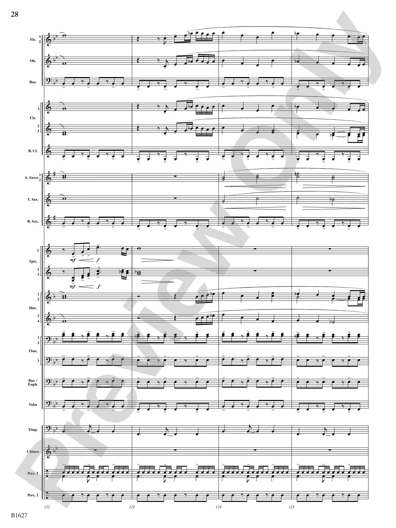 Skyline: Concert Band Conductor Score & Parts