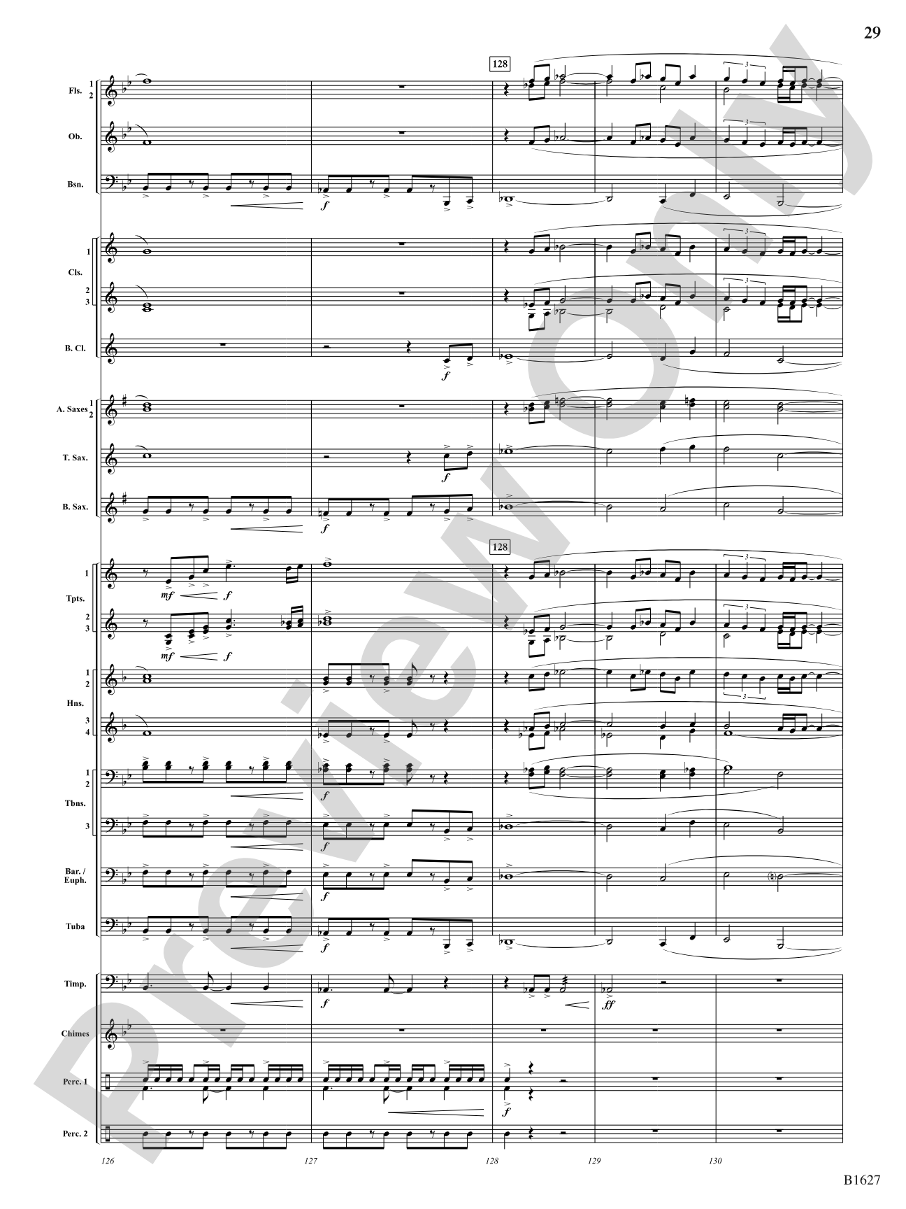 Skyline: Concert Band Conductor Score & Parts