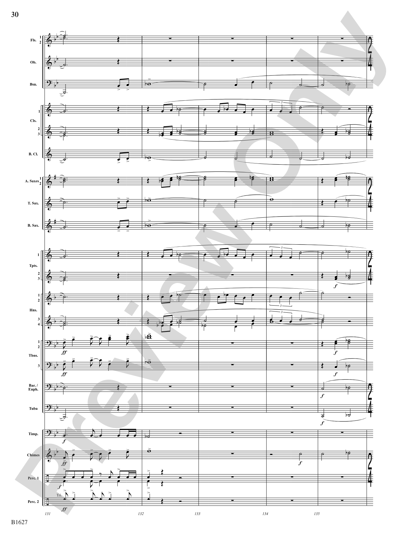 Skyline: Concert Band Conductor Score & Parts