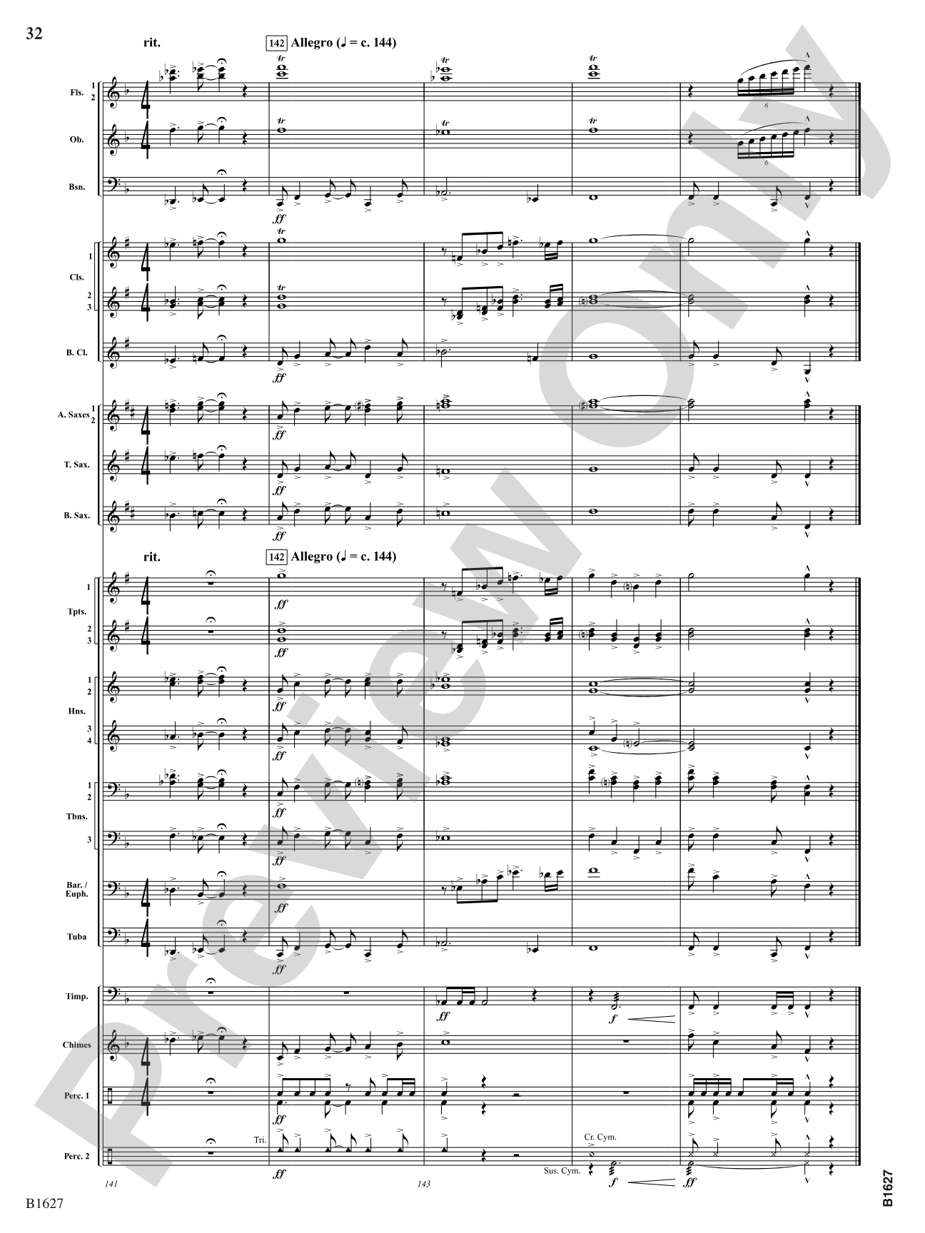 Skyline: Concert Band Conductor Score & Parts