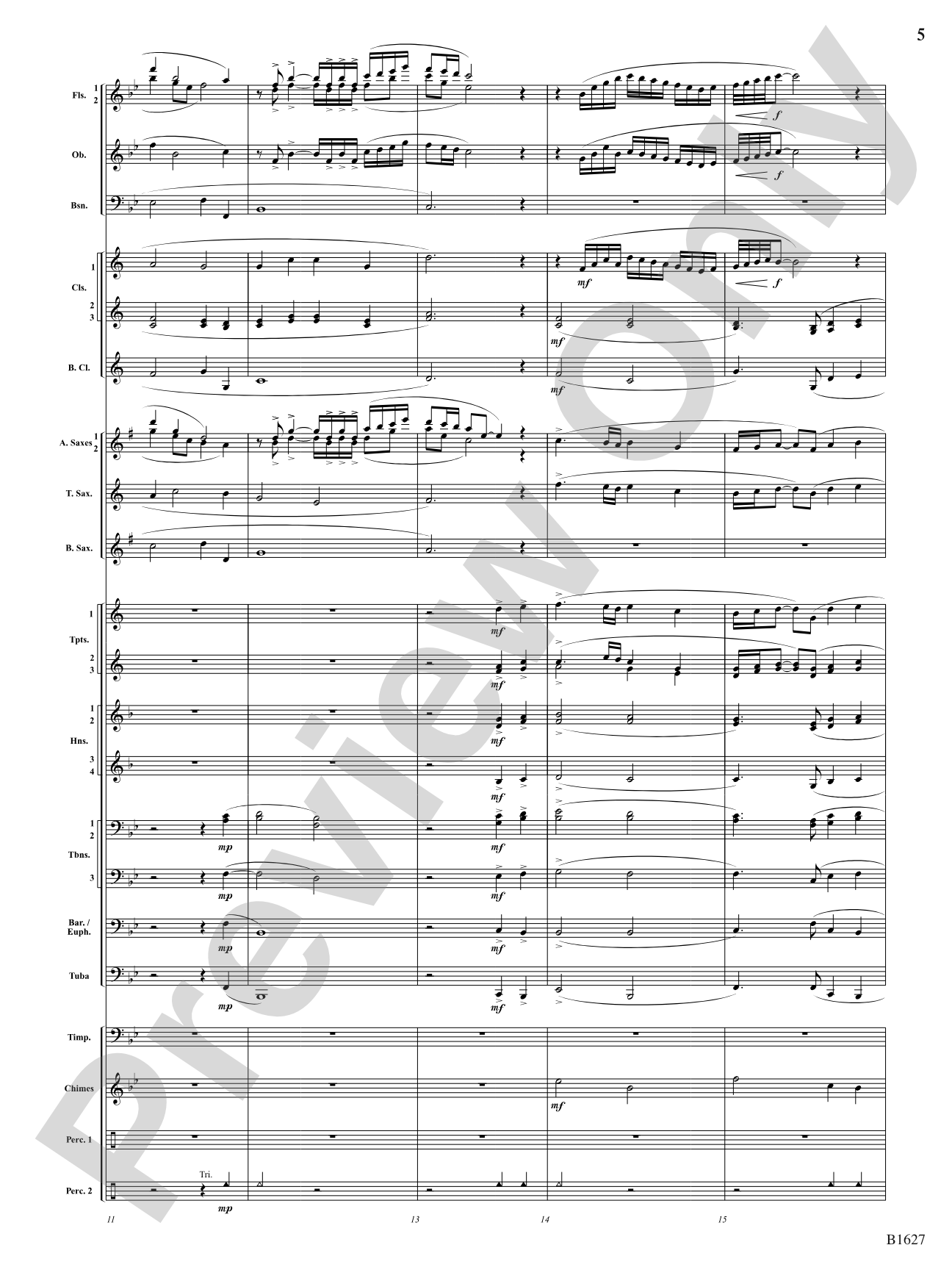 Skyline: Concert Band Conductor Score & Parts
